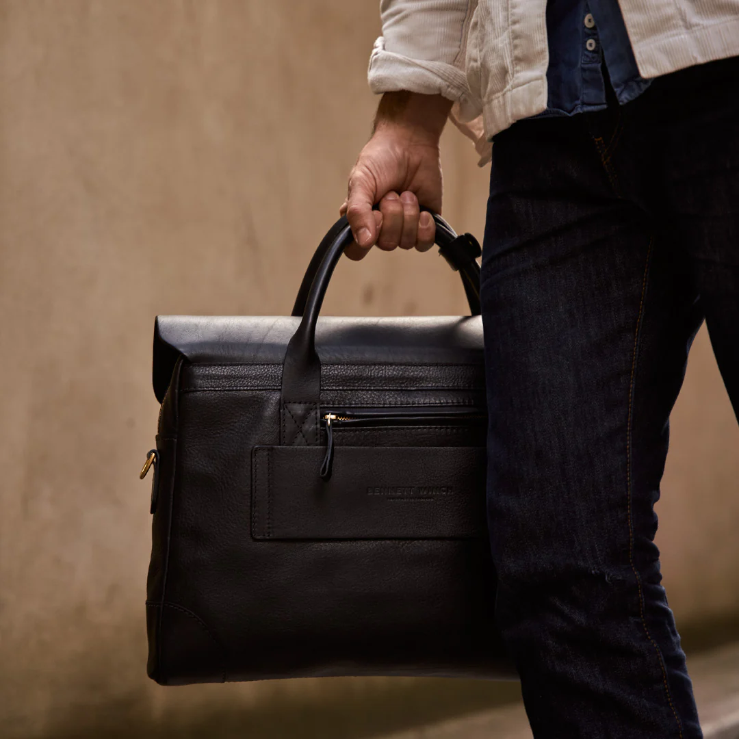 Leather Brief - Black - Image 14