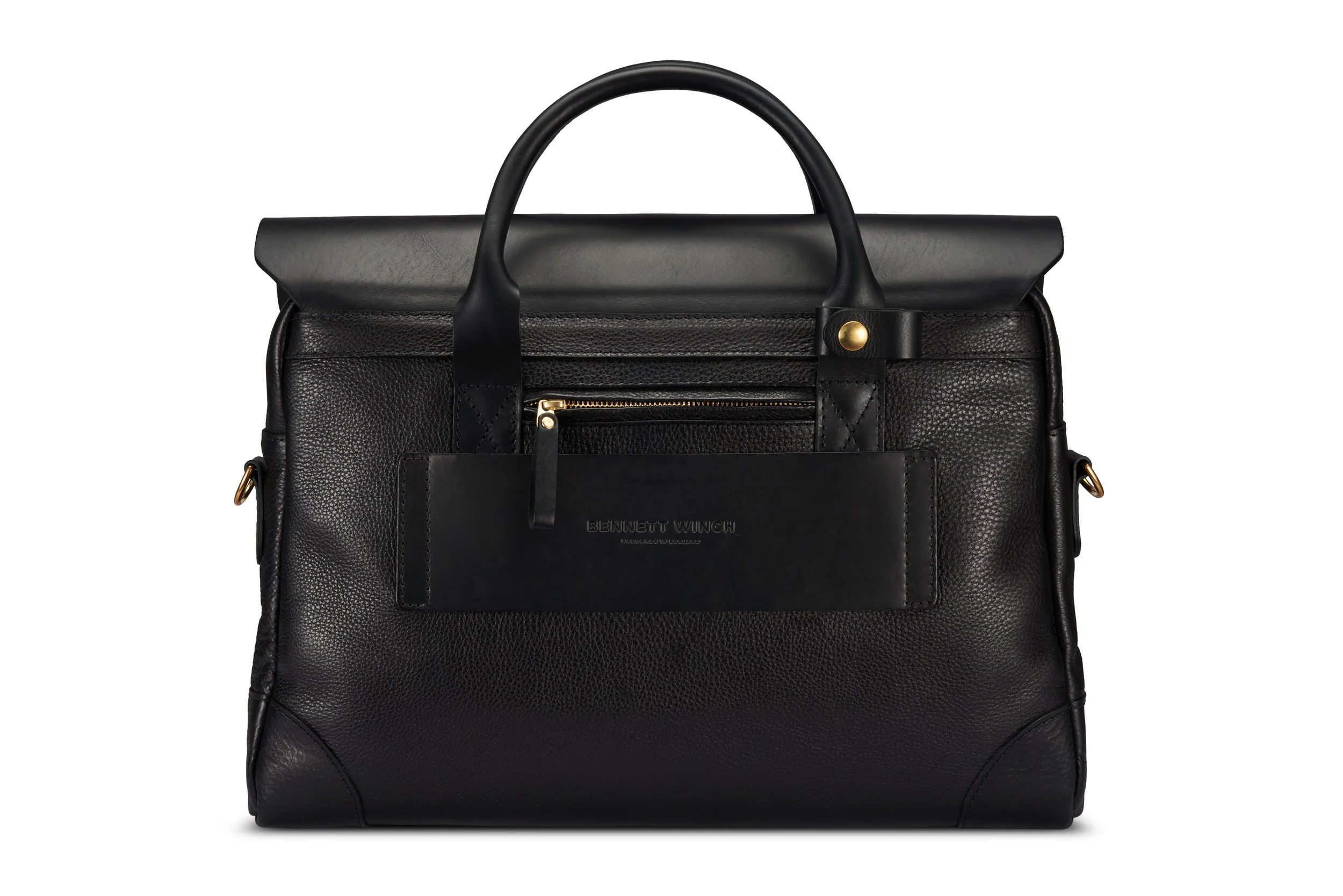 Leather Brief - Black - Image 4