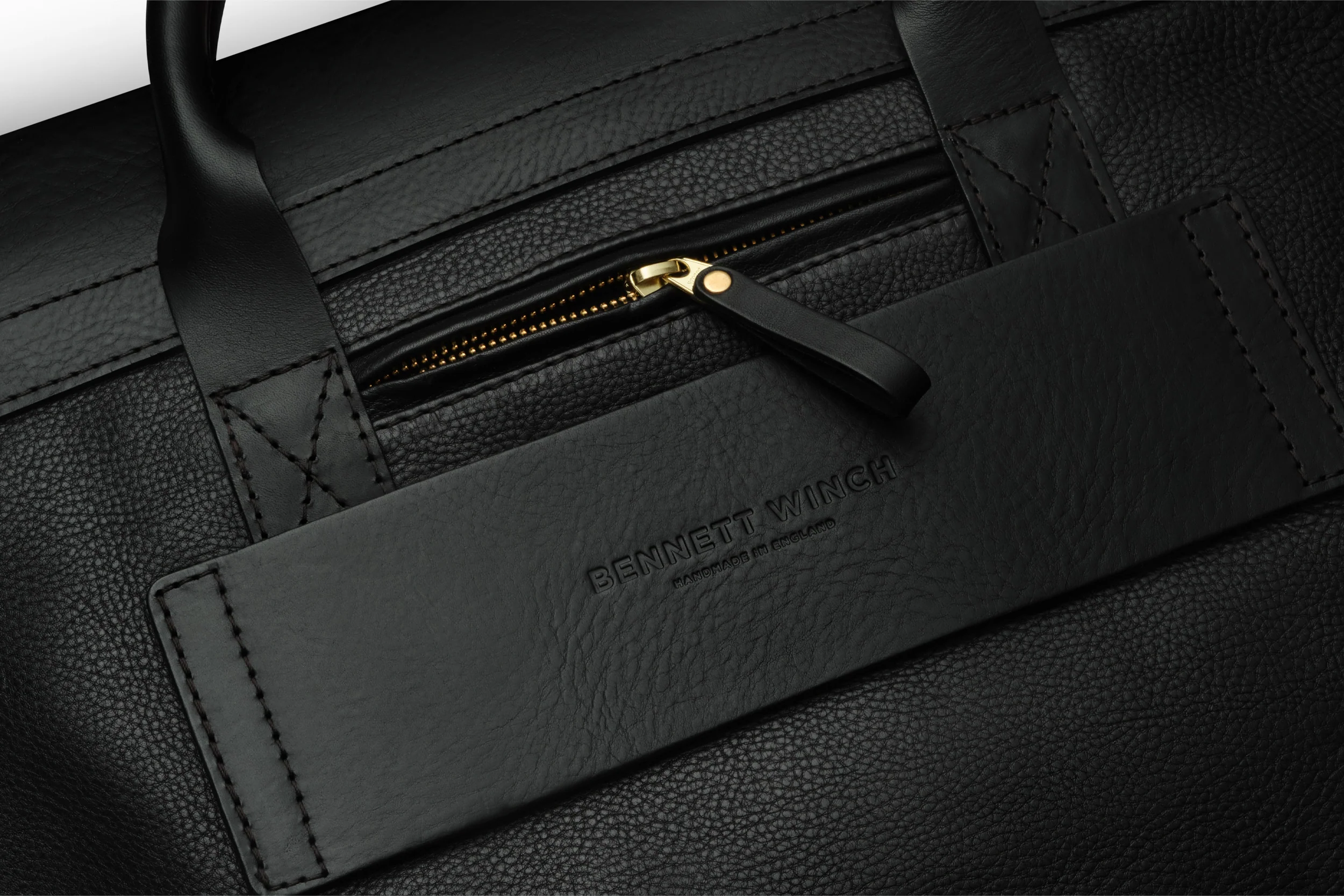Leather Brief - Black - Image 5