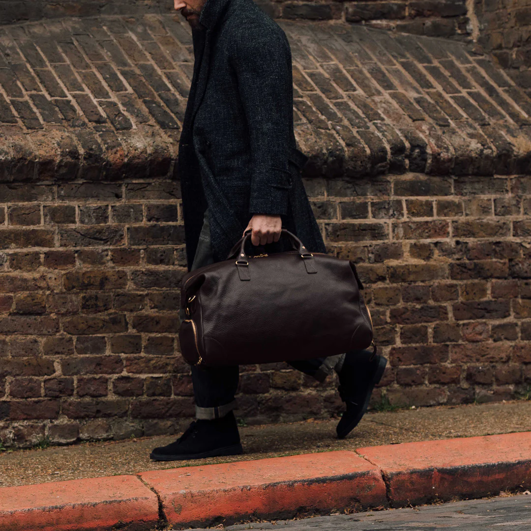 Leather Weekender - Brown - Image 16