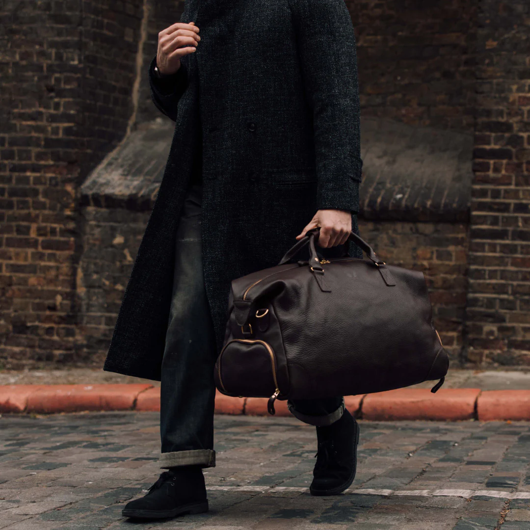 Leather Weekender - Brown - Image 18