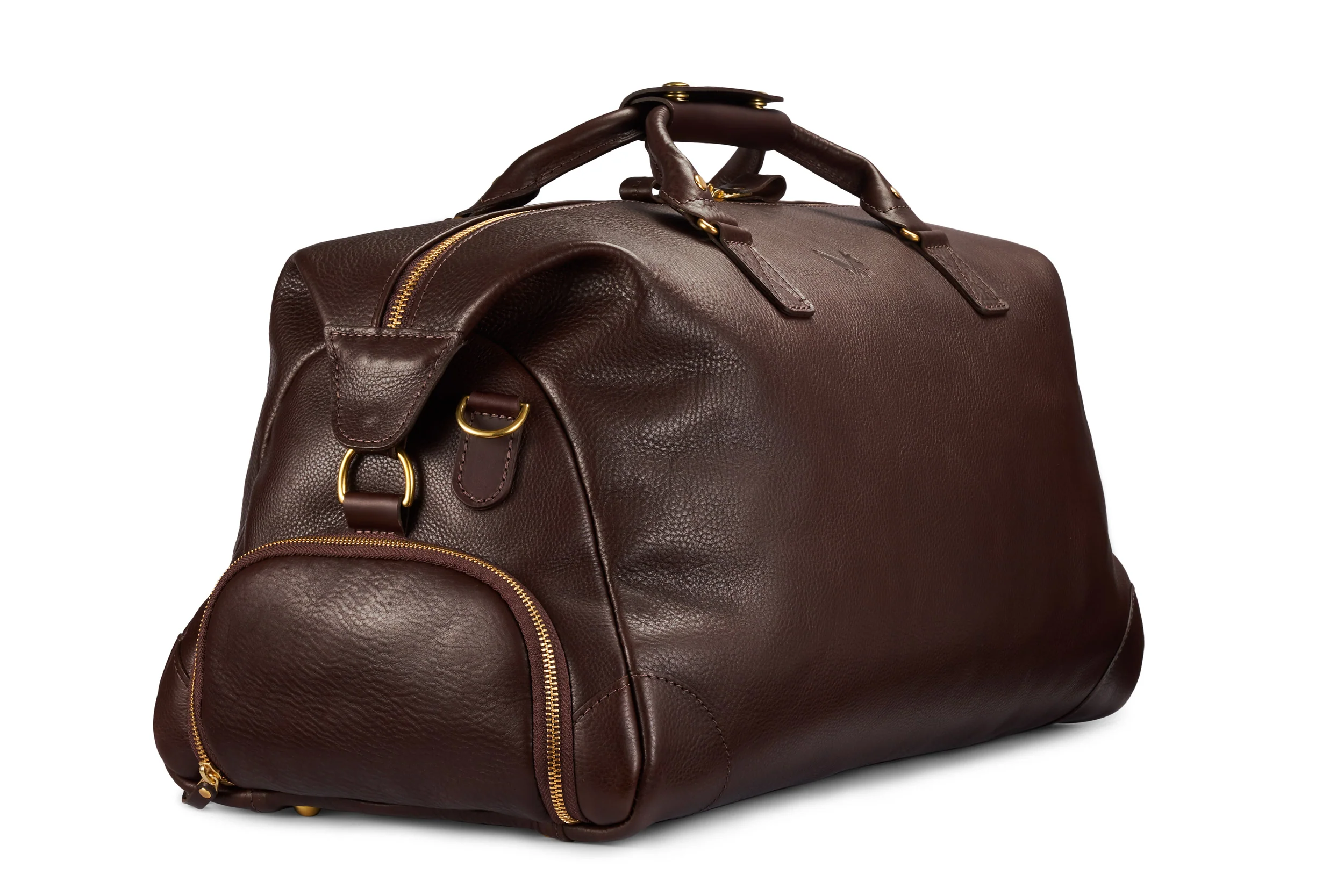 Leather Weekender - Brown - Image 3