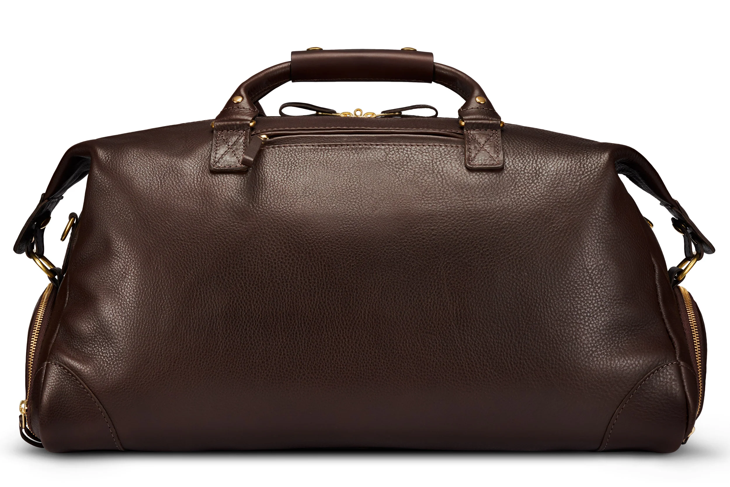 Leather Weekender - Brown - Image 4