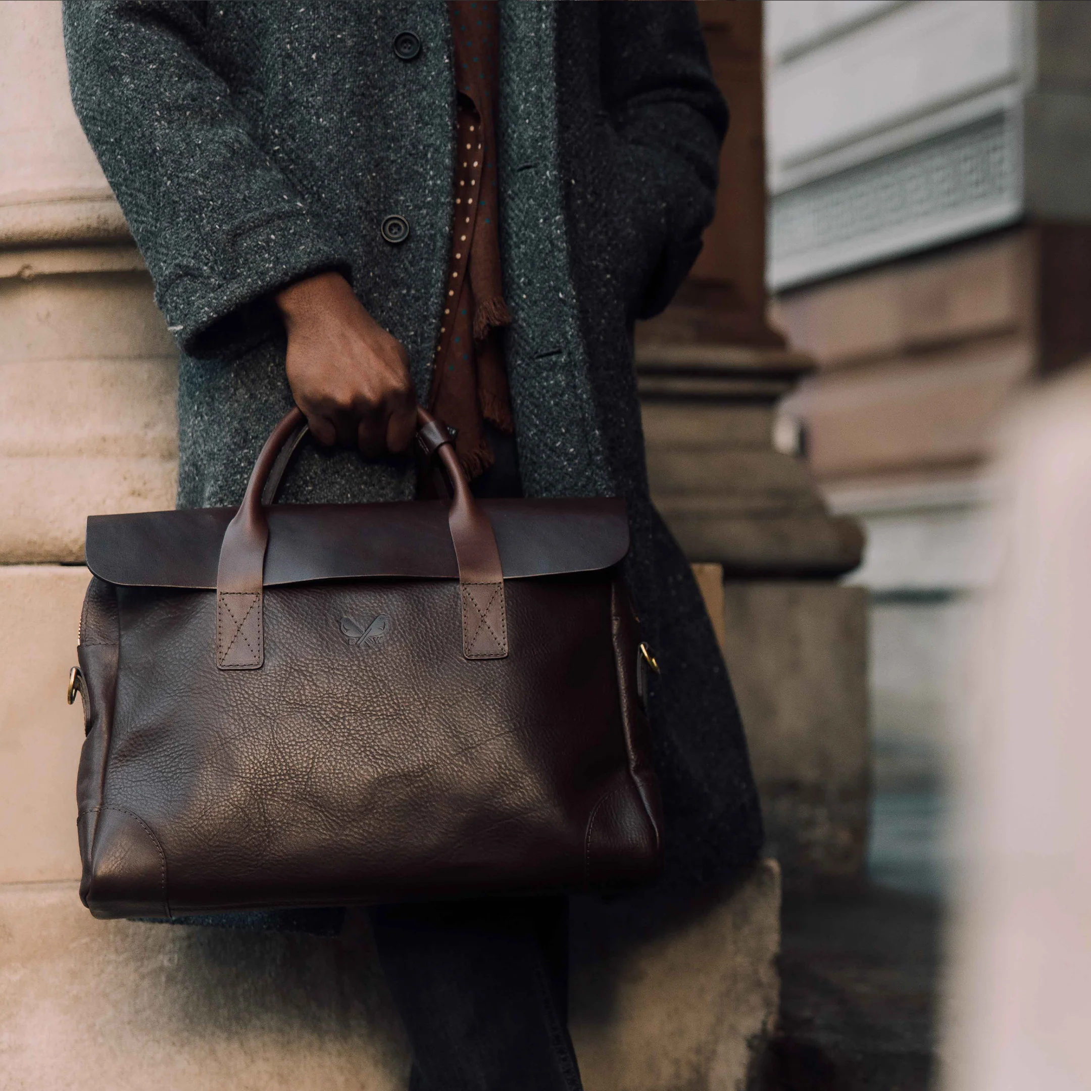 Leather Brief - Brown - Image 12