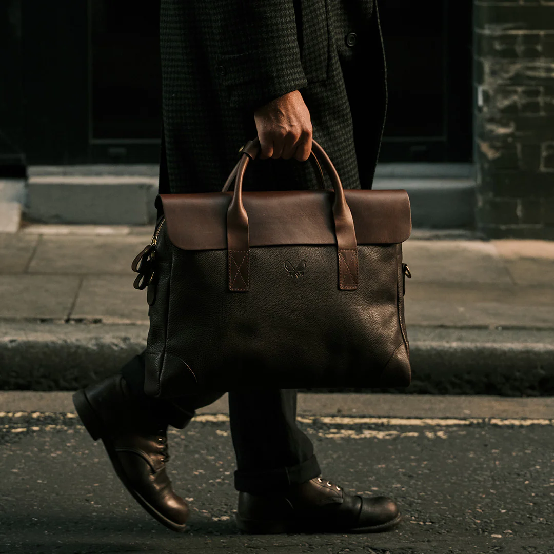 Leather Brief - Brown - Image 14