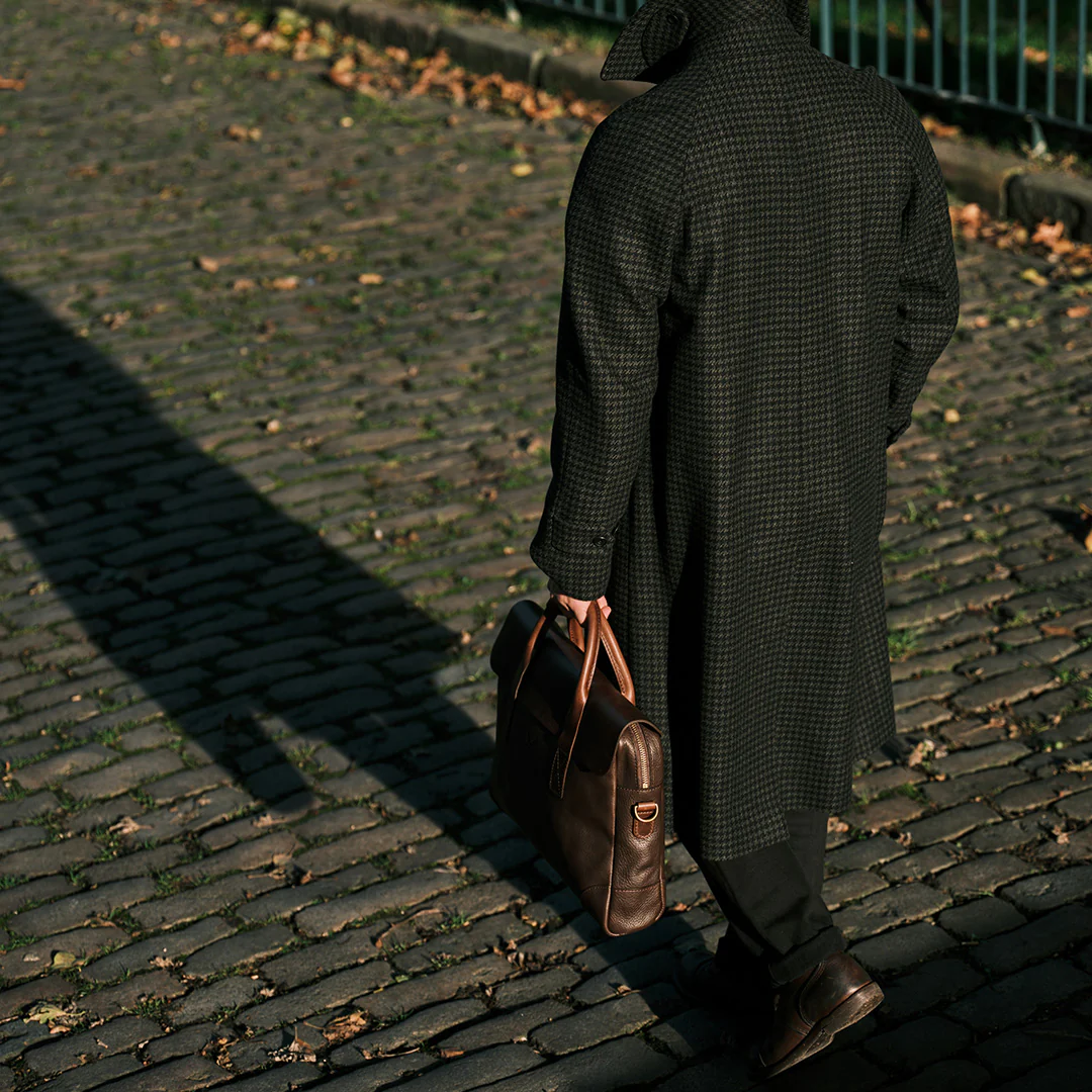 Leather Brief - Brown - Image 15