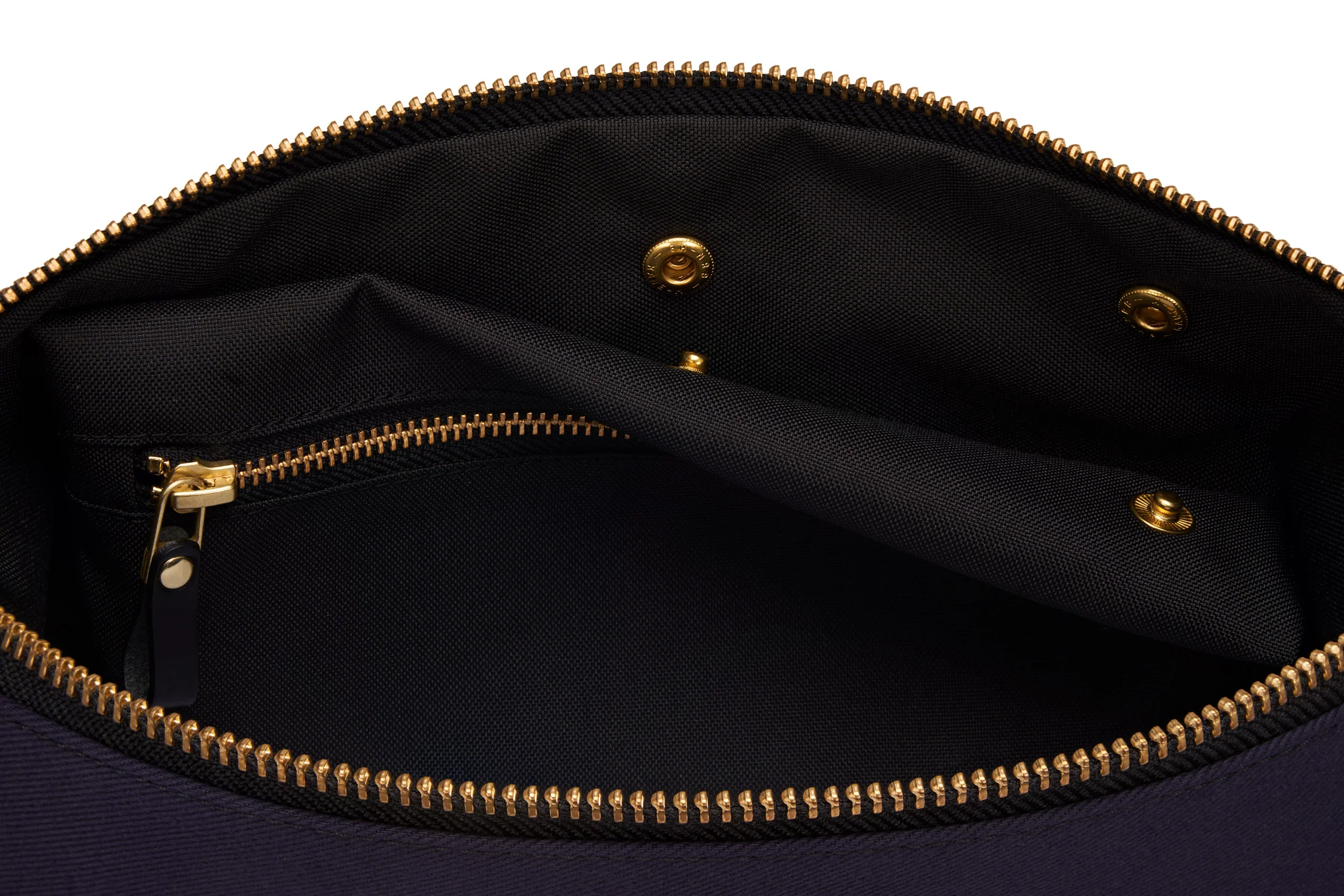 Canvas Wash Bag / Dopp Kit - Navy - Image 5