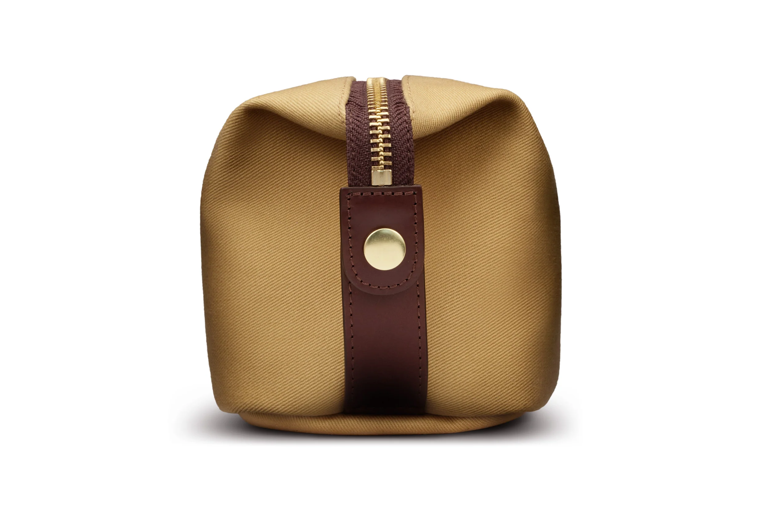Canvas Wash Bag / Dopp Kit - Sand - Image 7