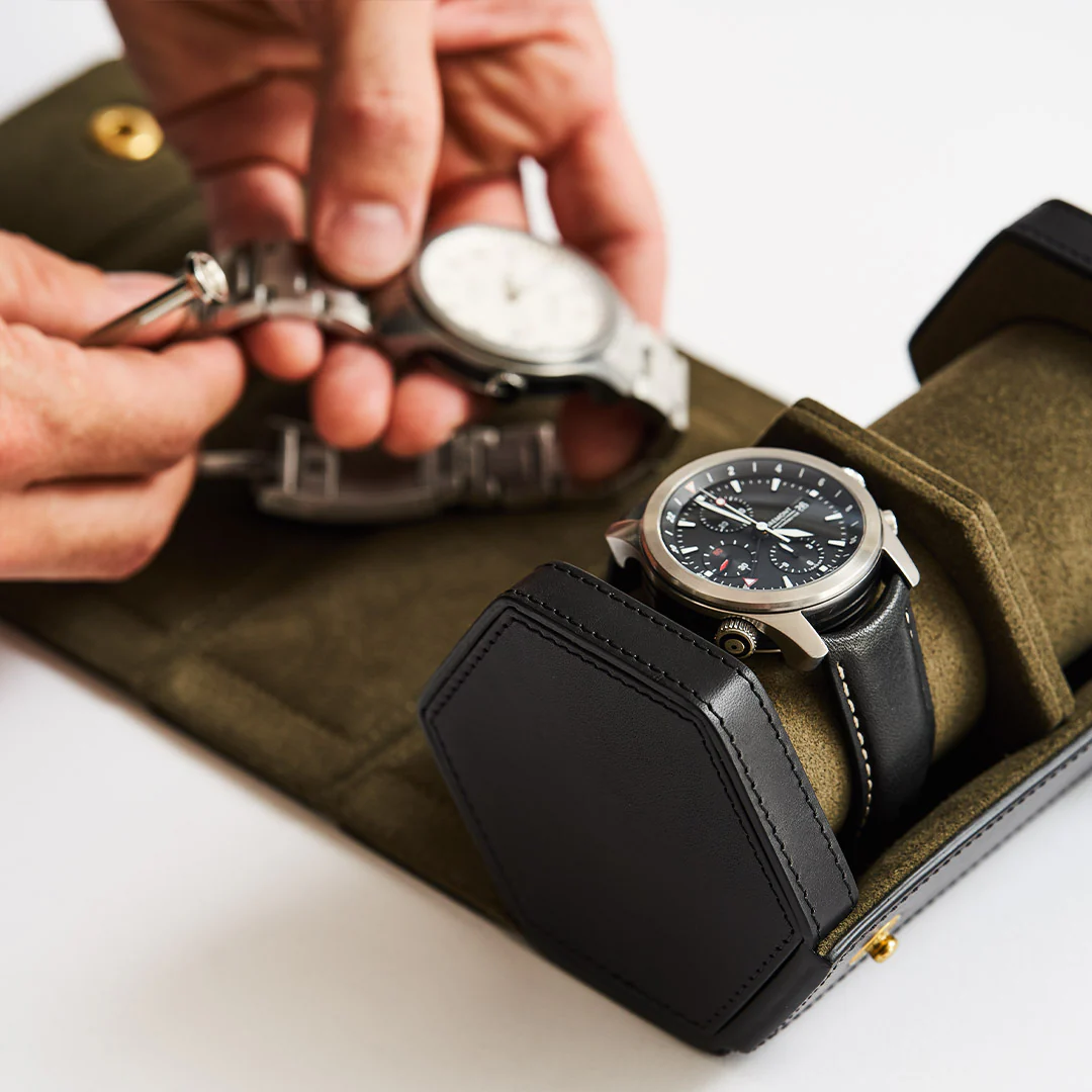 Double Watch Roll - Black - Image 10