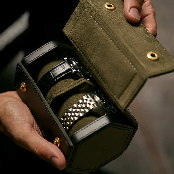 Double Watch Roll - Black - Image 7