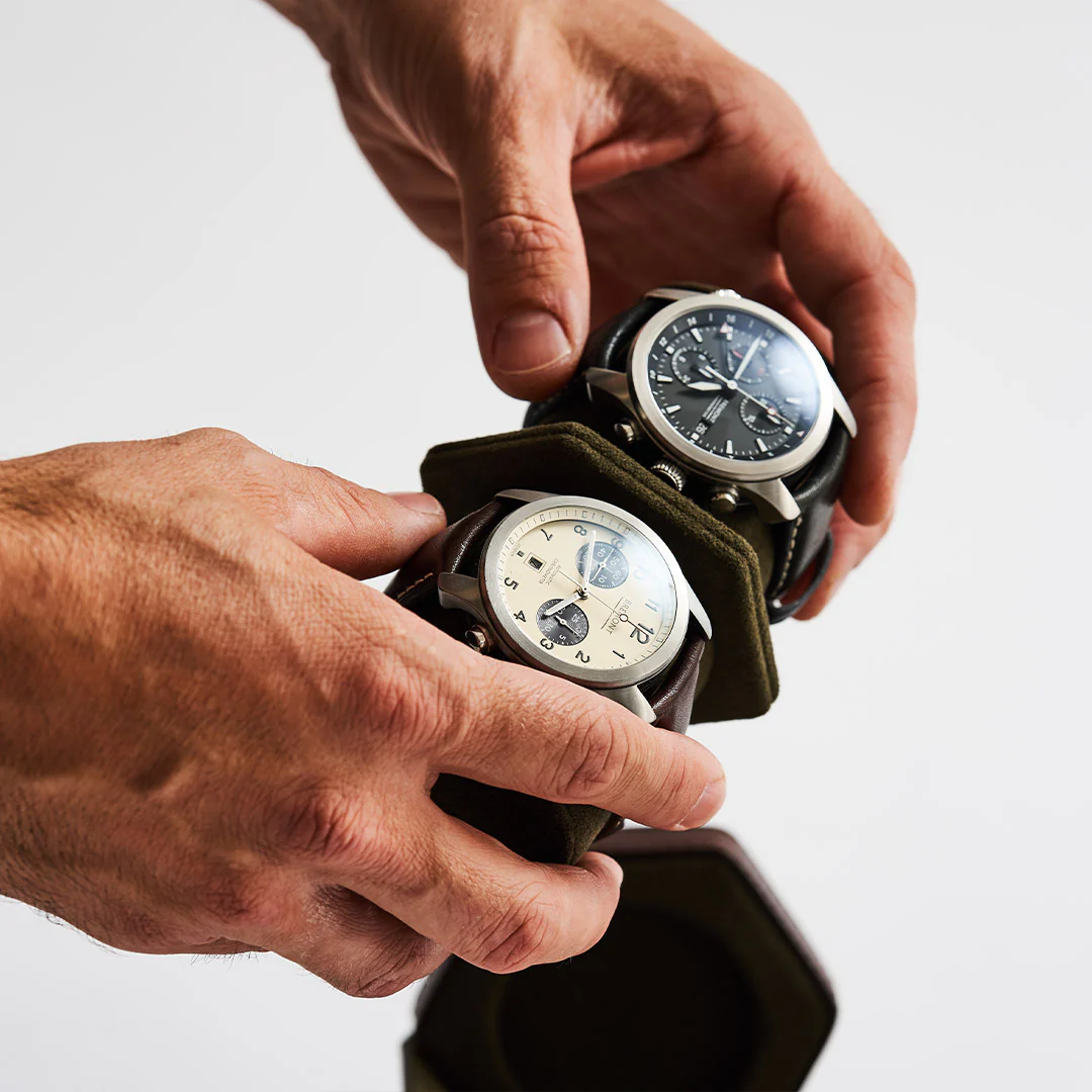 Double Watch Roll - Brown - Image 10