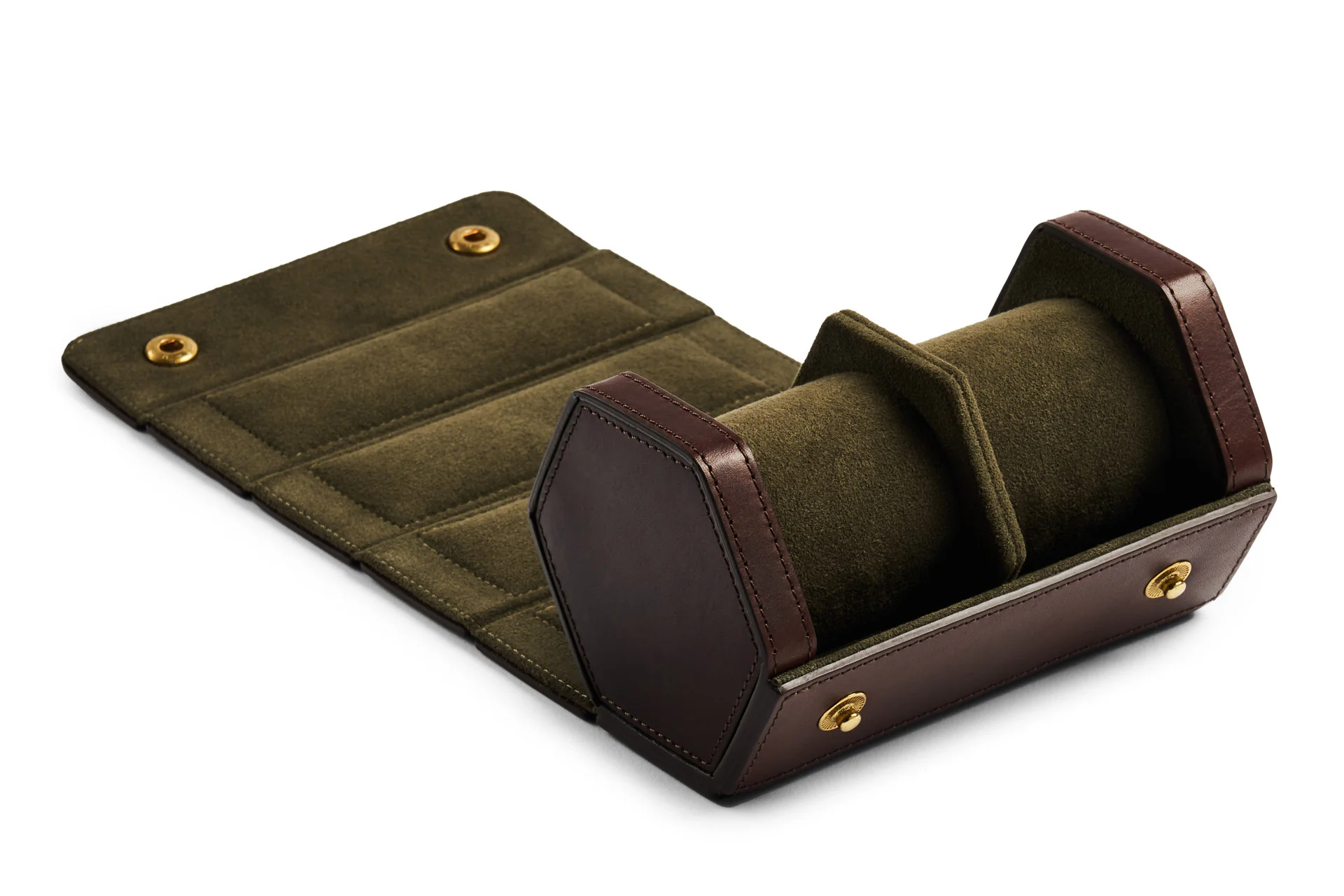 Double Watch Roll - Brown - Image 2