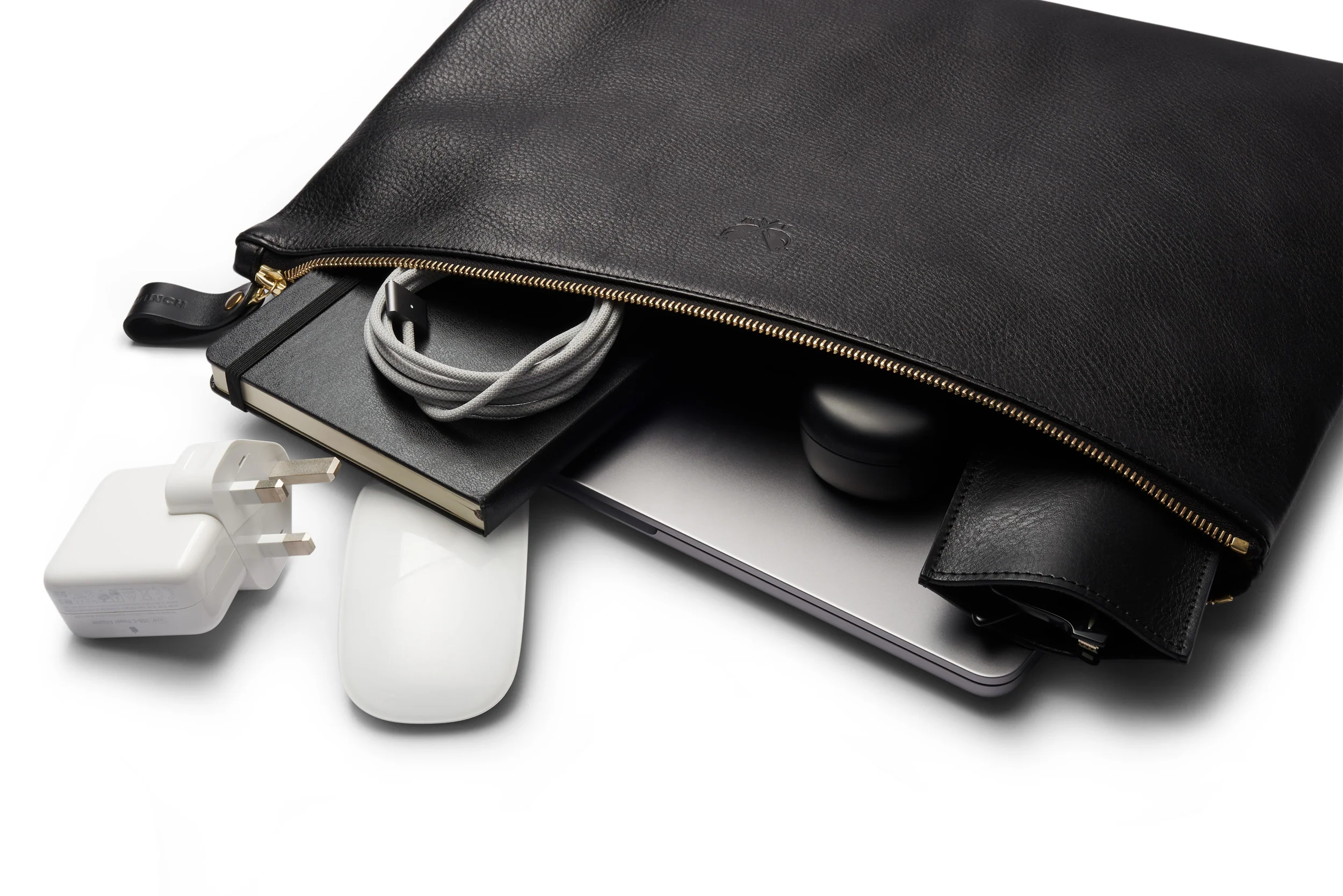 Flight Folio - Black Leather - Image 4
