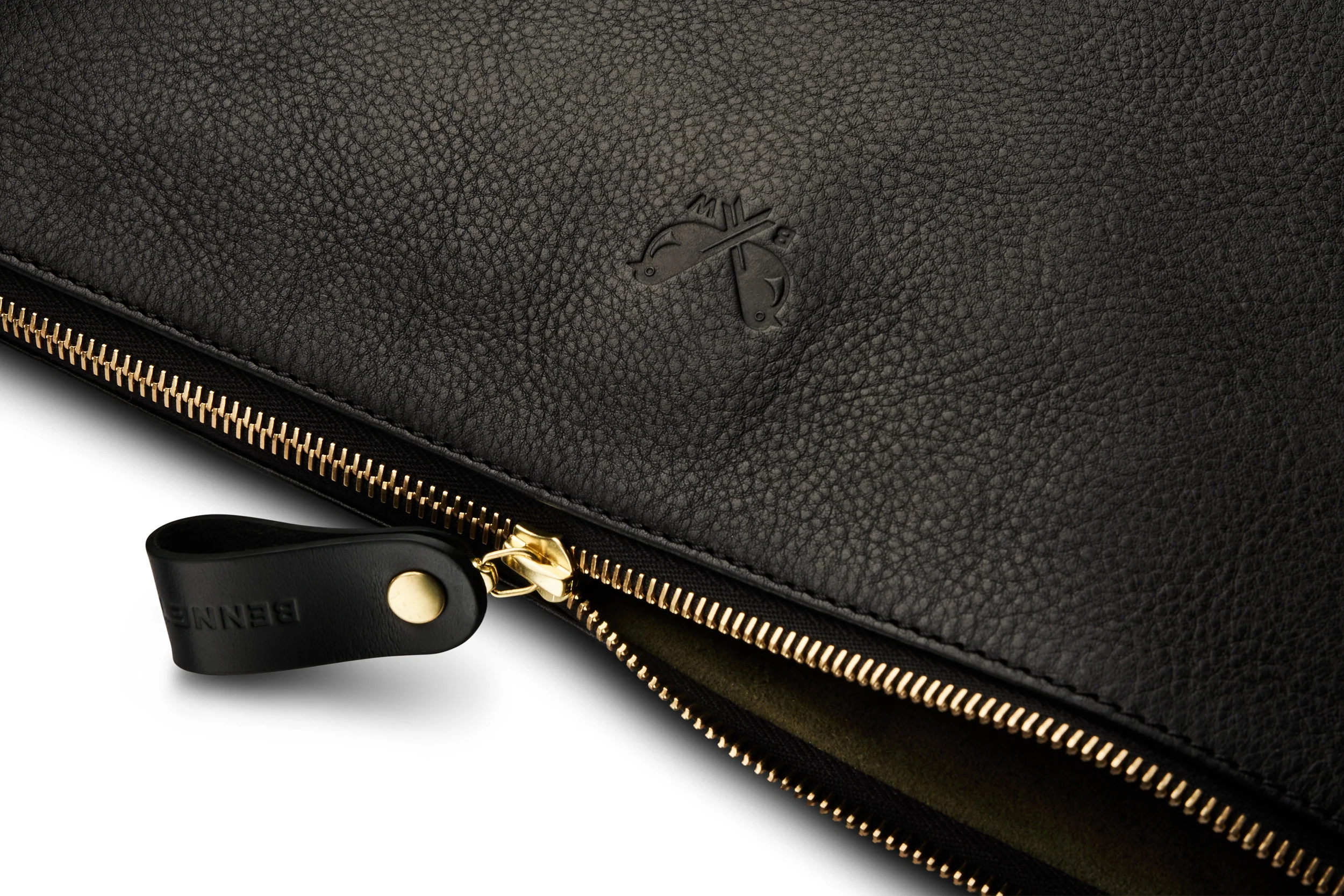 Flight Pouch - Black Leather - Image 5
