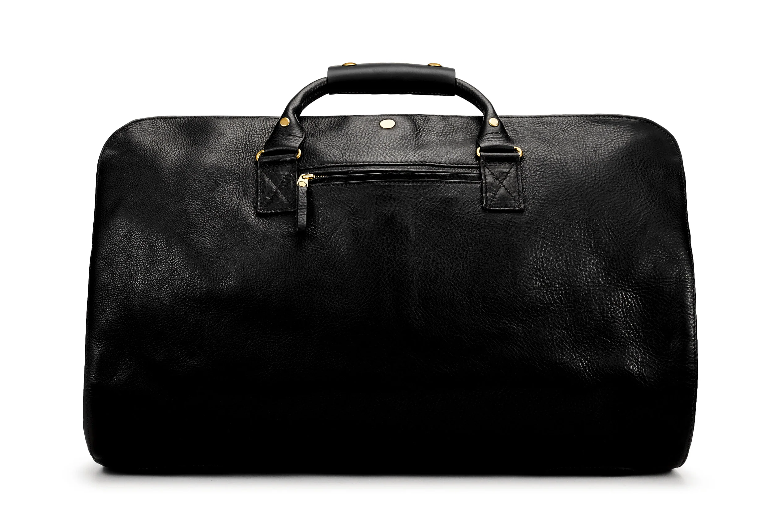 Leather S.C Holdall - Black - Image 6