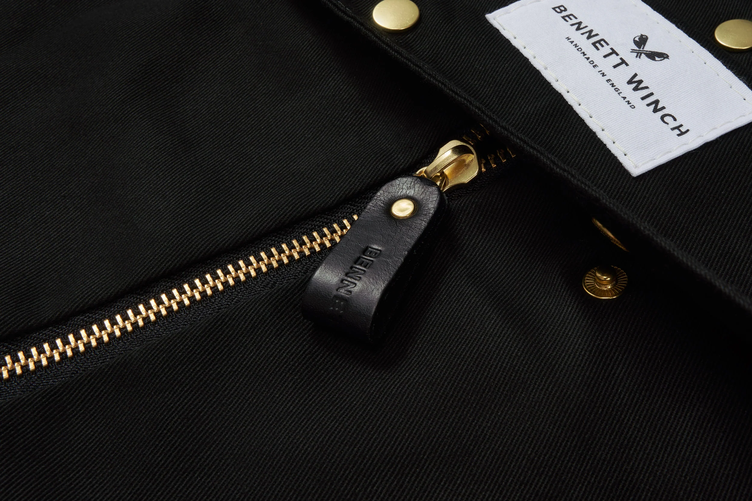 Leather S.C Holdall - Black - Image 7