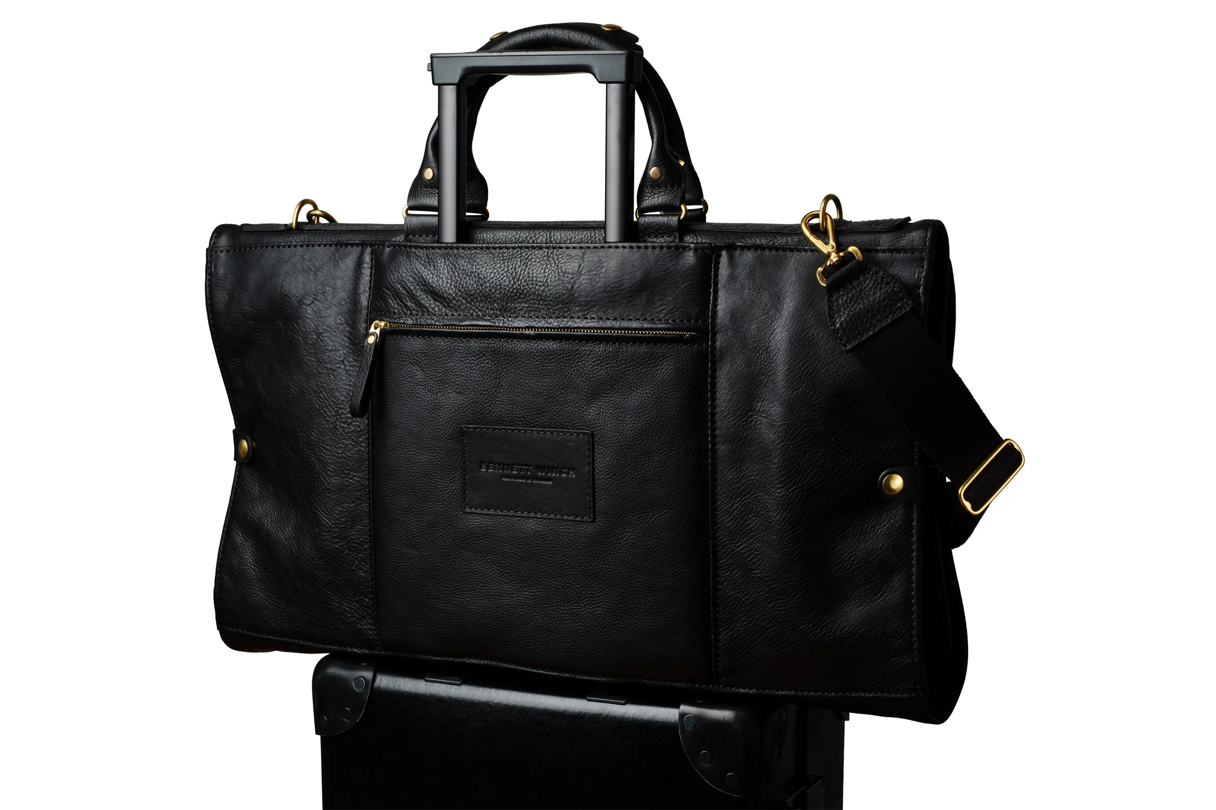 Leather Trifold - Black - Image 3