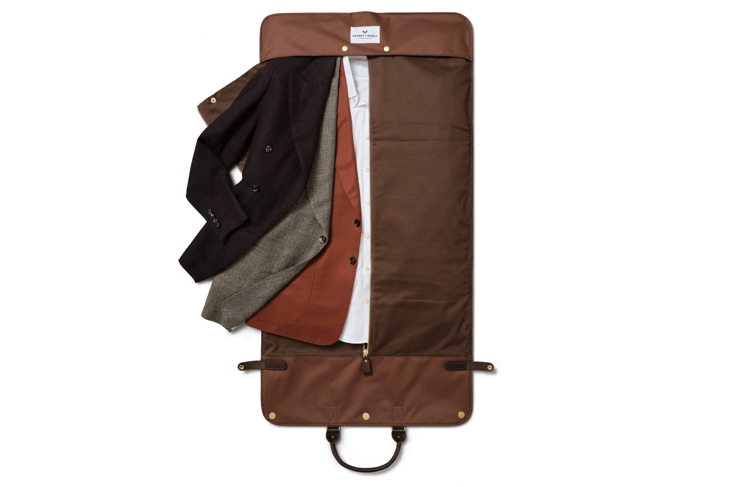Leather Trifold - Brown - Image 4