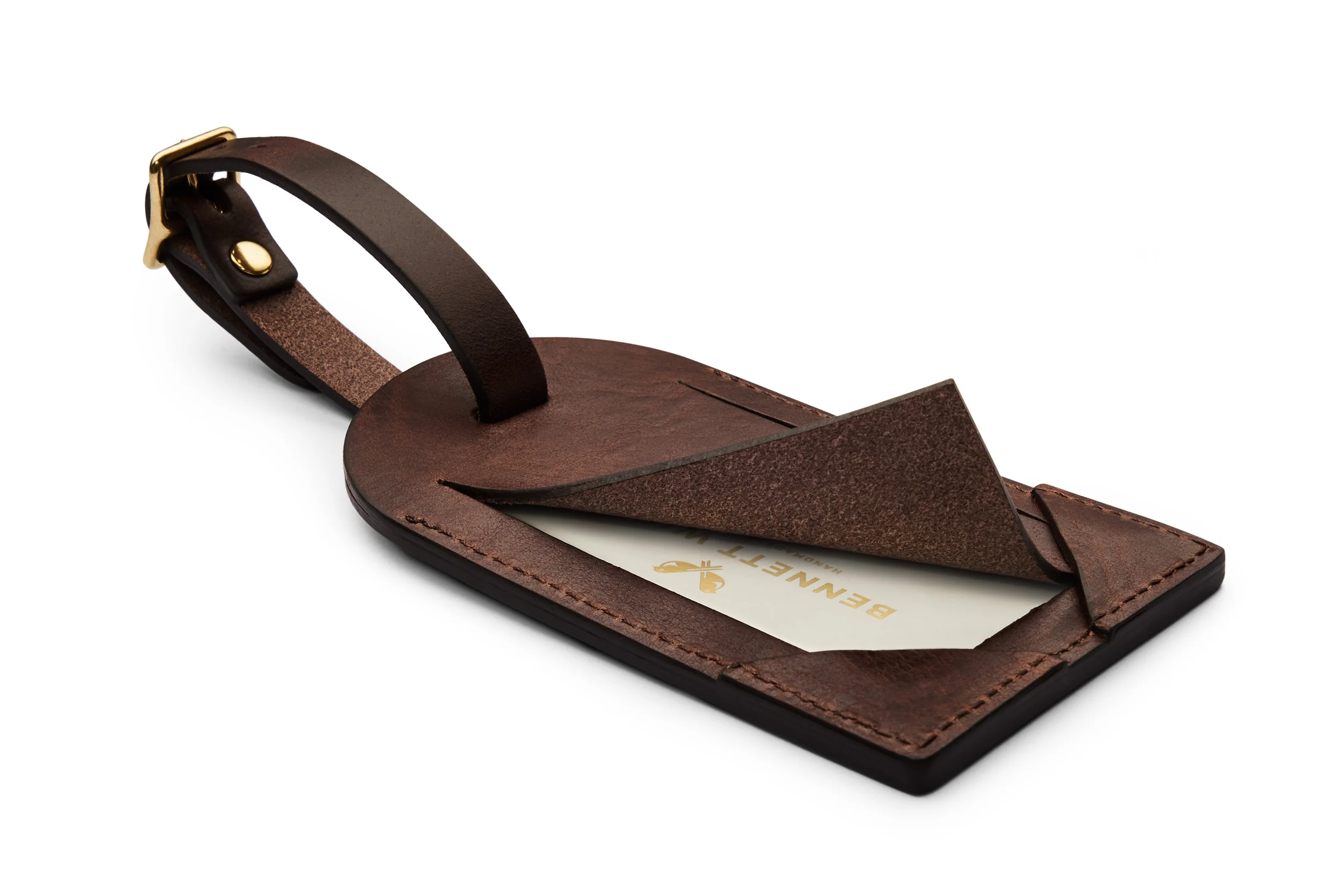 Luggage Tag - Dark Brown - Image 2