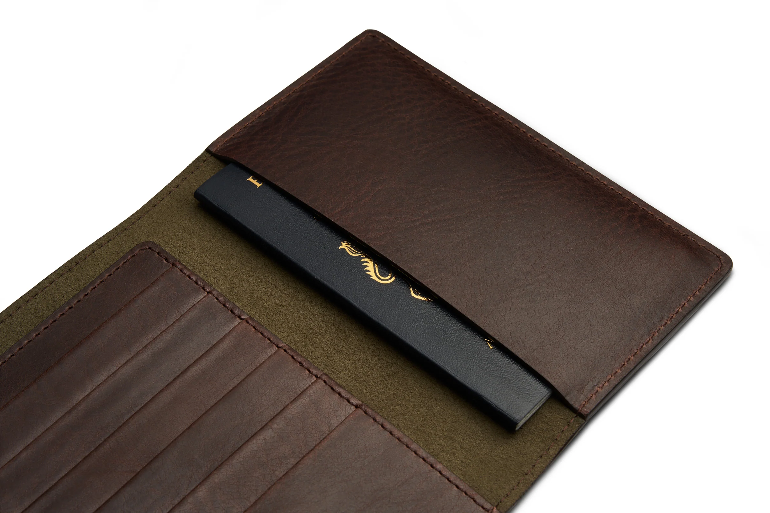 Passport Wallet - Dark Brown - Image 2
