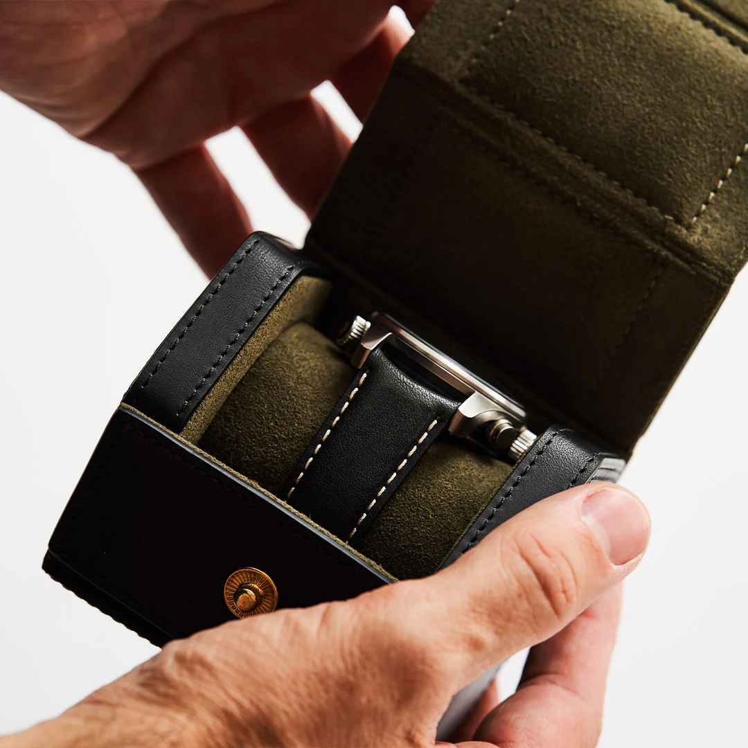 Single Watch Roll - Black - Image 12