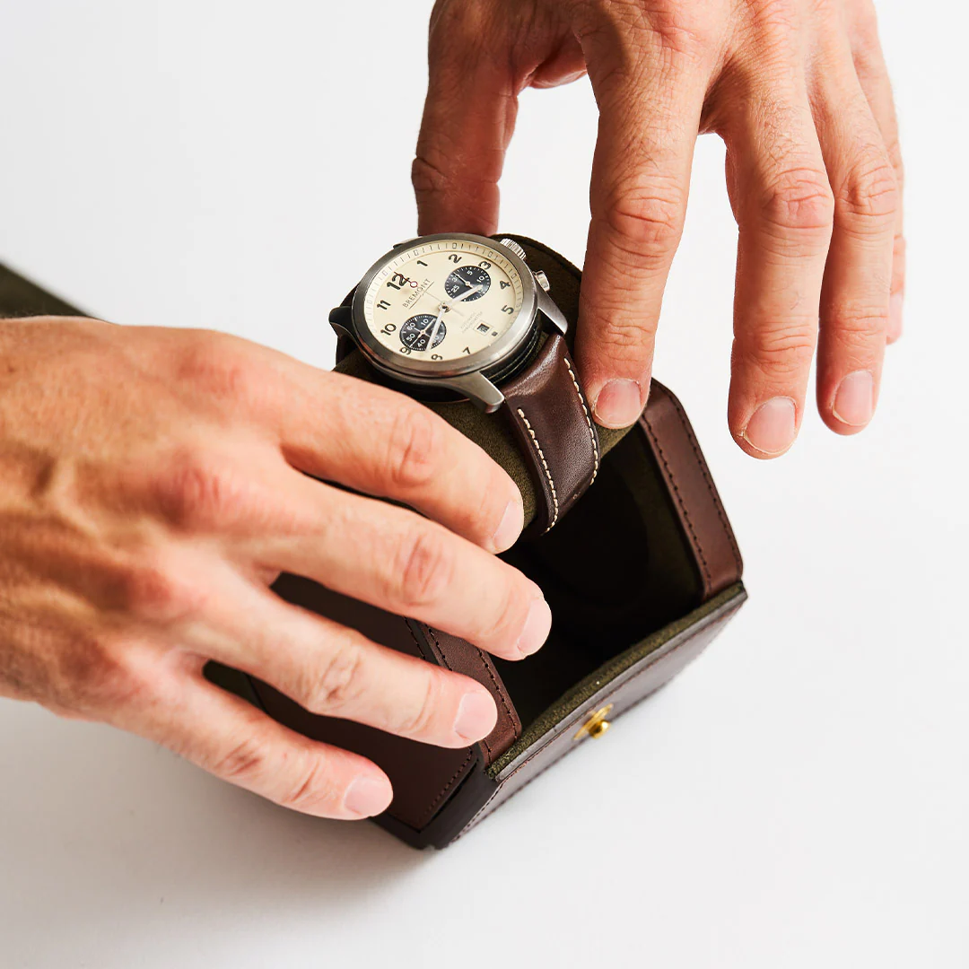 Single Watch Roll - Brown - Image 10