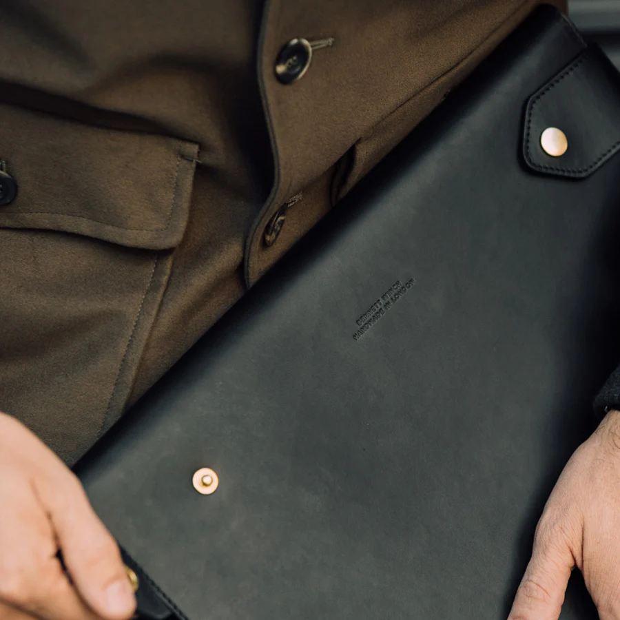 Large Folio - Black Leather - Image 12