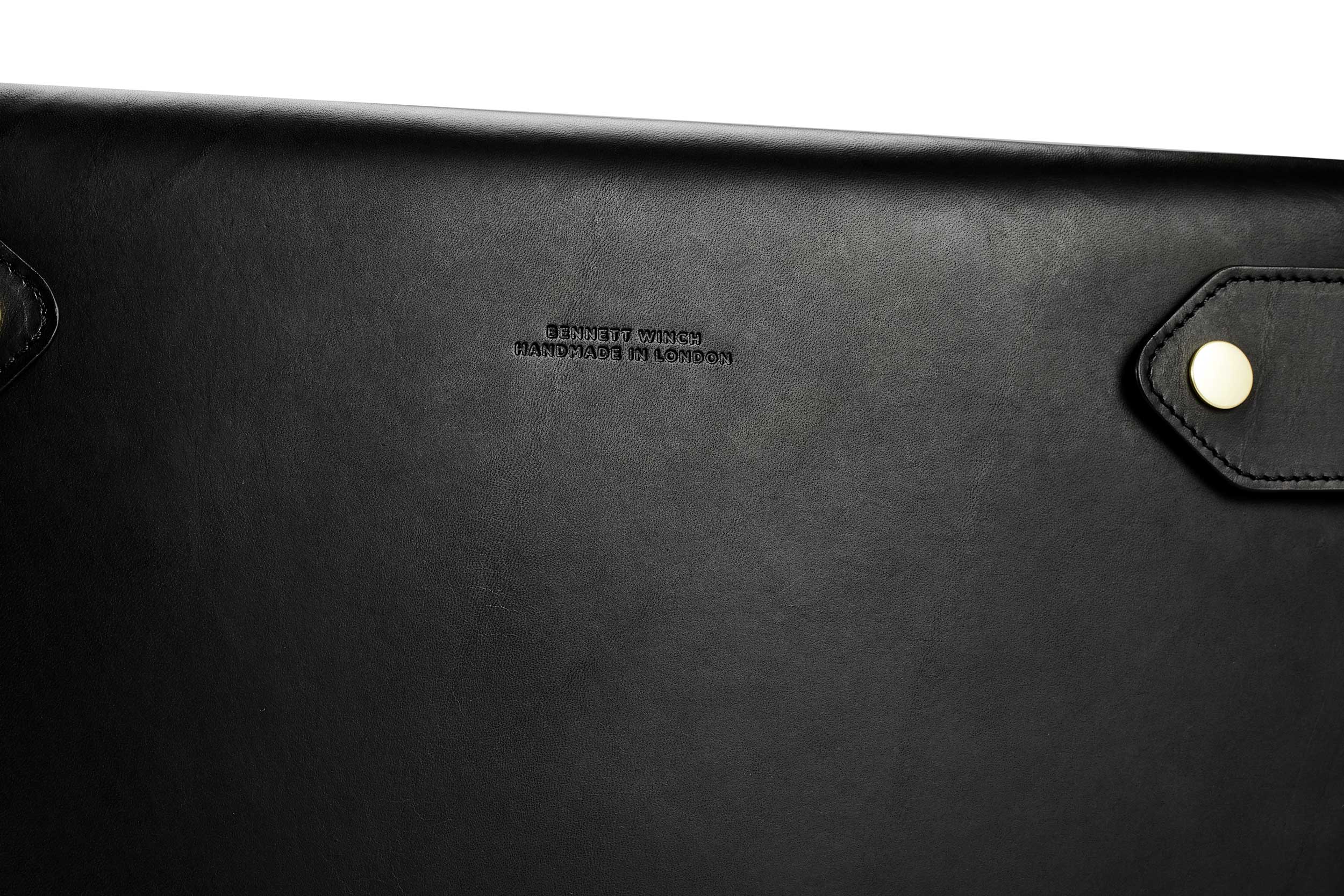 Large Folio - Black Leather - Image 6