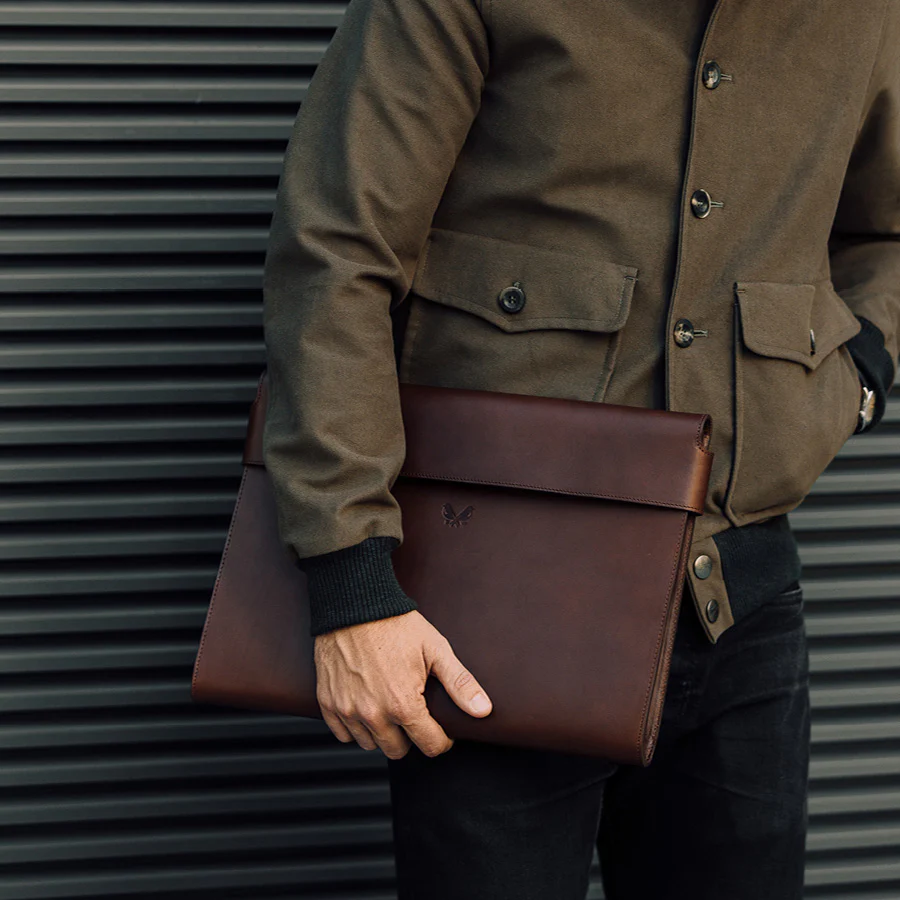 Large Folio - Brown Leather - Image 9