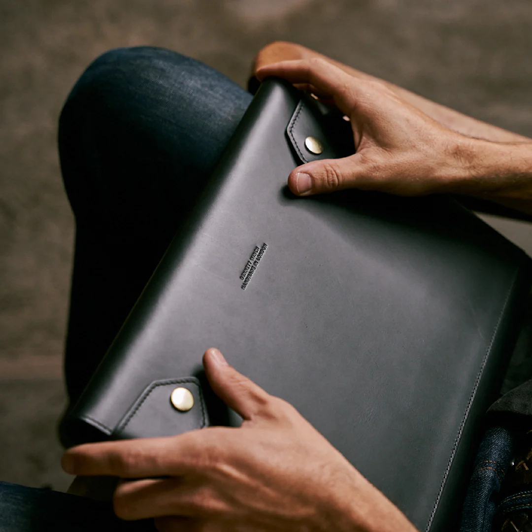 Small Folio - Black Leather - Image 9