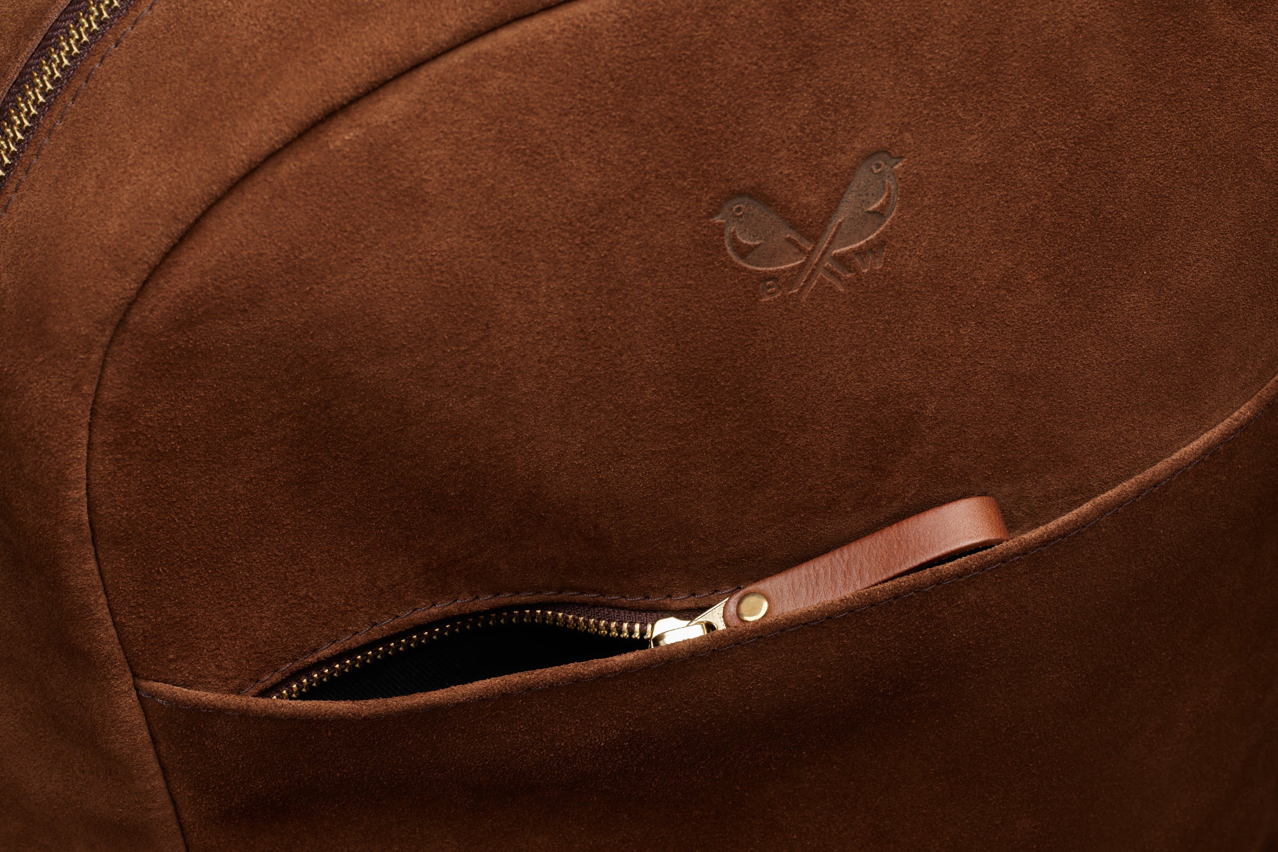 Suede Backpack - Tobacco Brown - Image 7