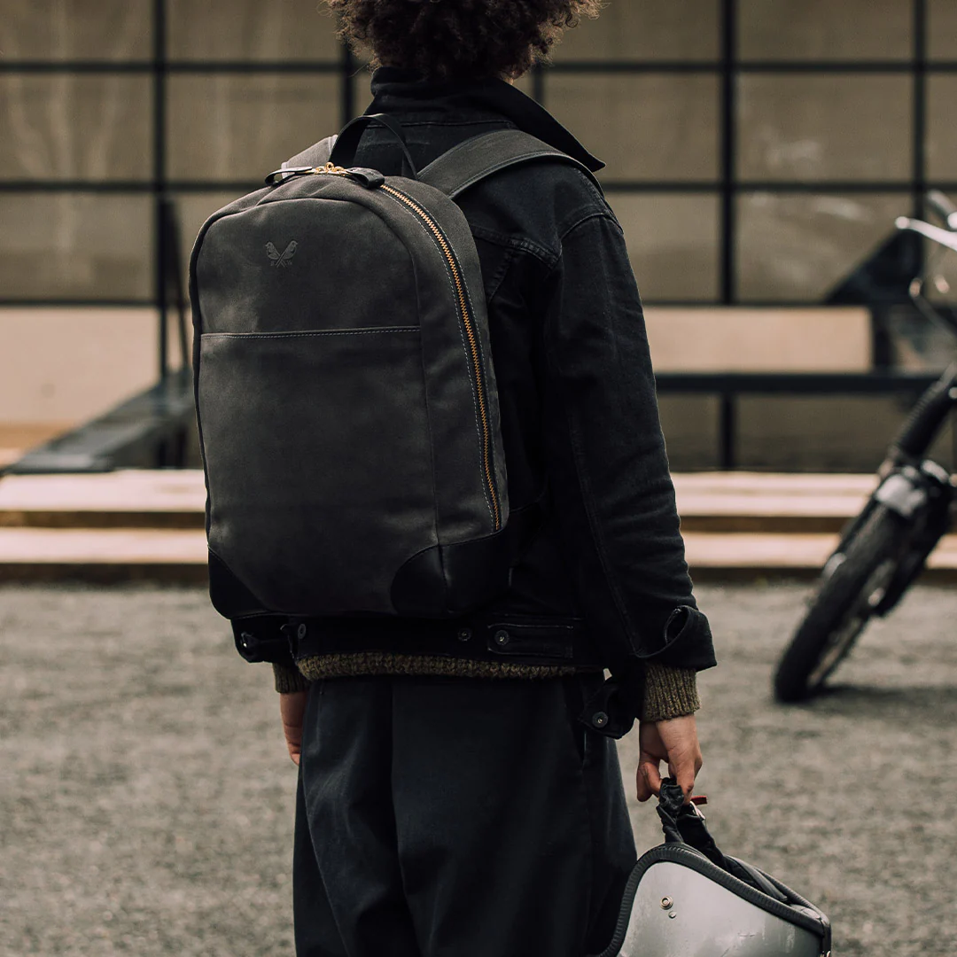 Suede Backpack - Storm Grey - Image 12