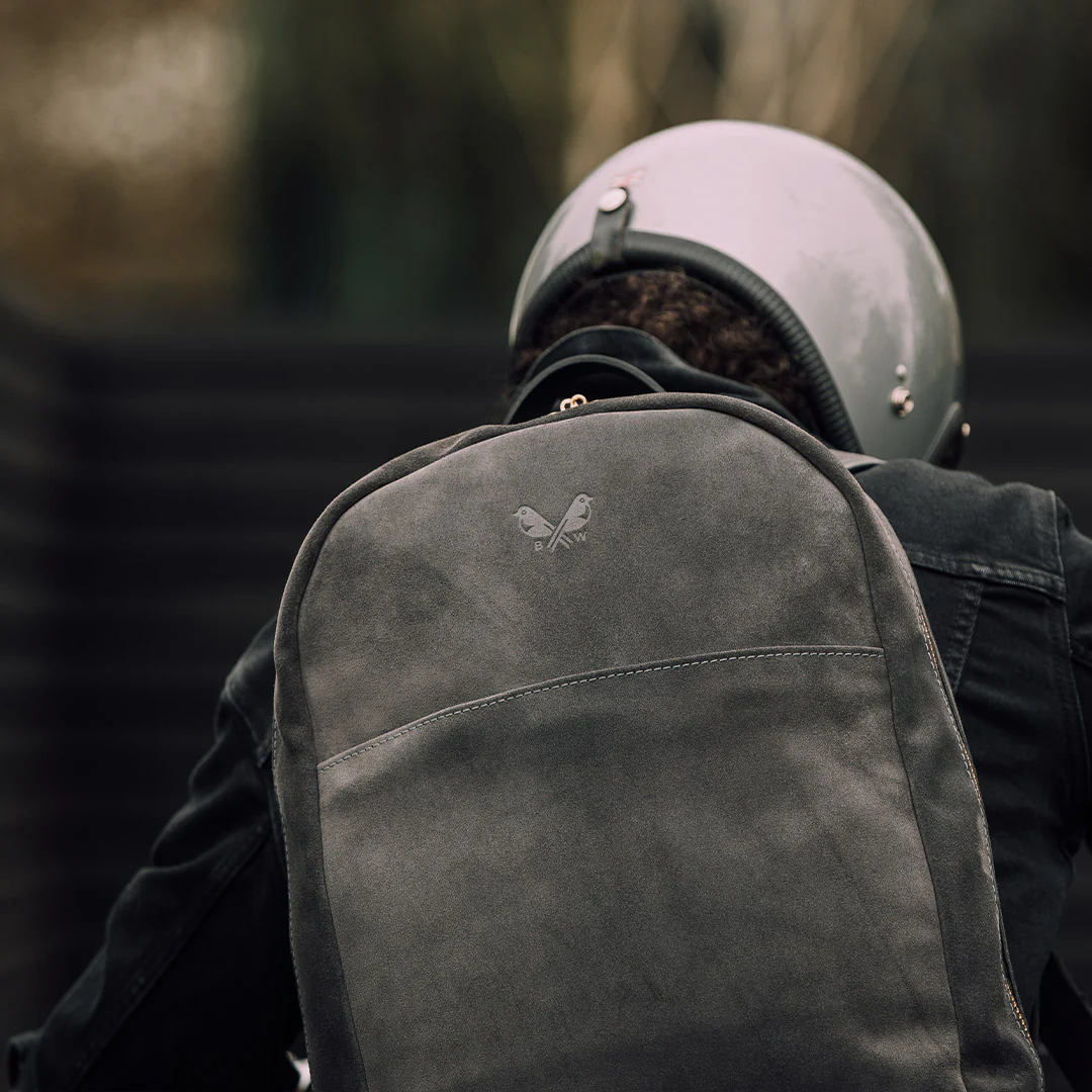 Suede Backpack - Storm Grey - Image 13