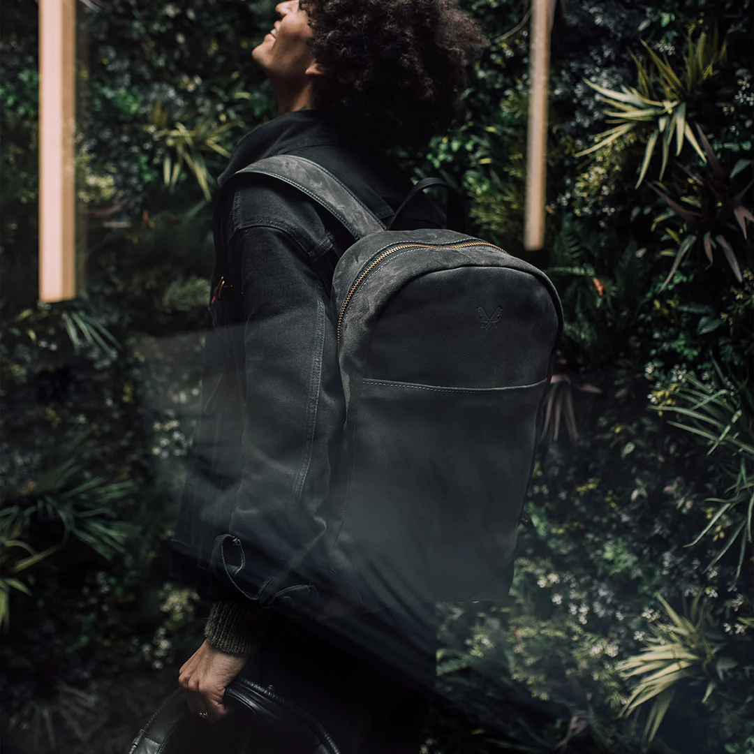 Suede Backpack - Storm Grey - Image 16