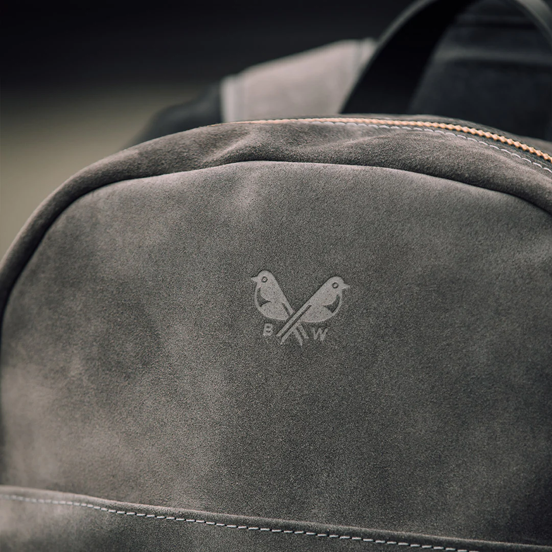 Suede Backpack - Storm Grey - Image 17