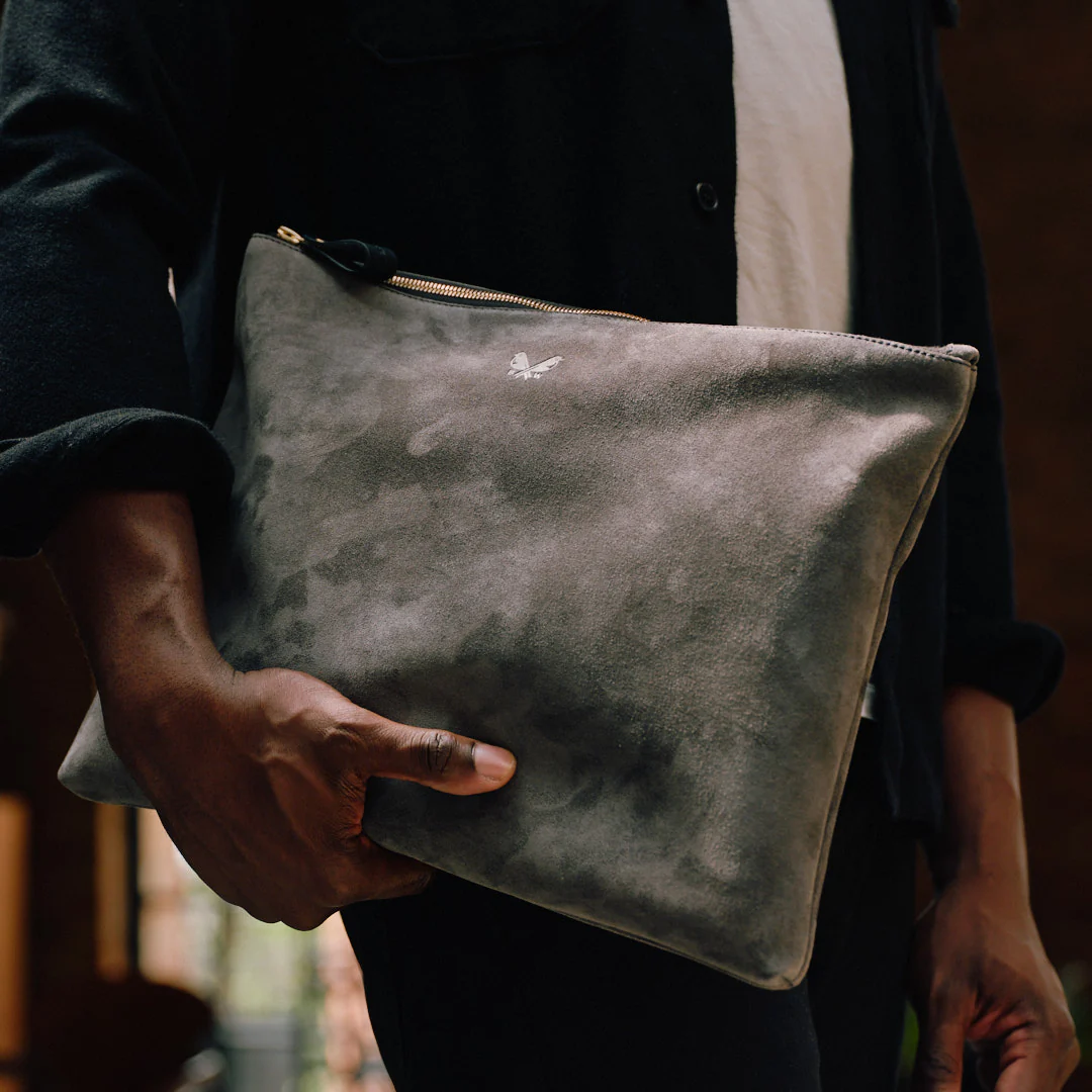 Suede Flight Folio - Storm Grey - Image 9