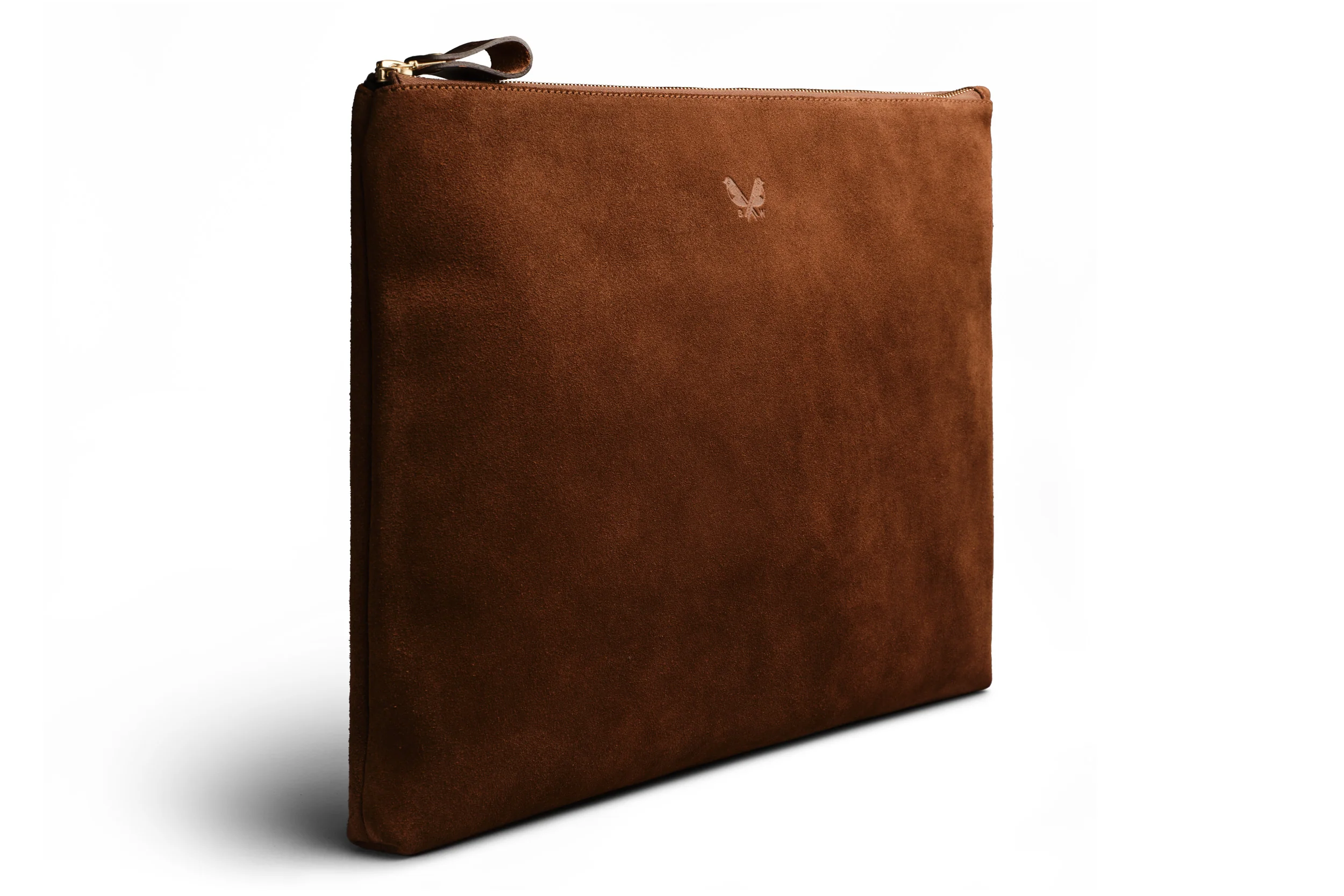 Suede Flight Folio - Tobacco Brown - Image 3