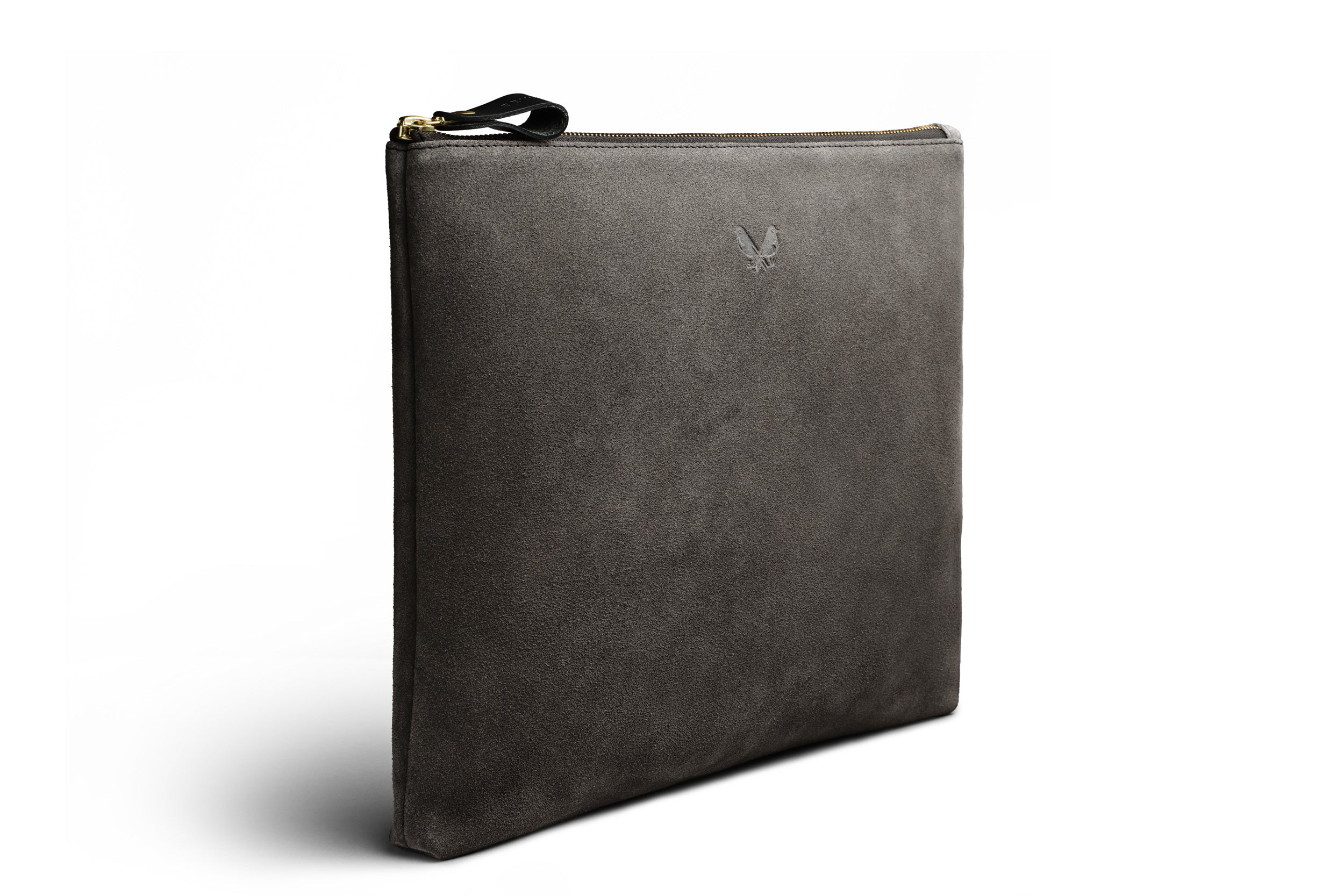Suede Flight Pouch - Storm Grey - Image 3
