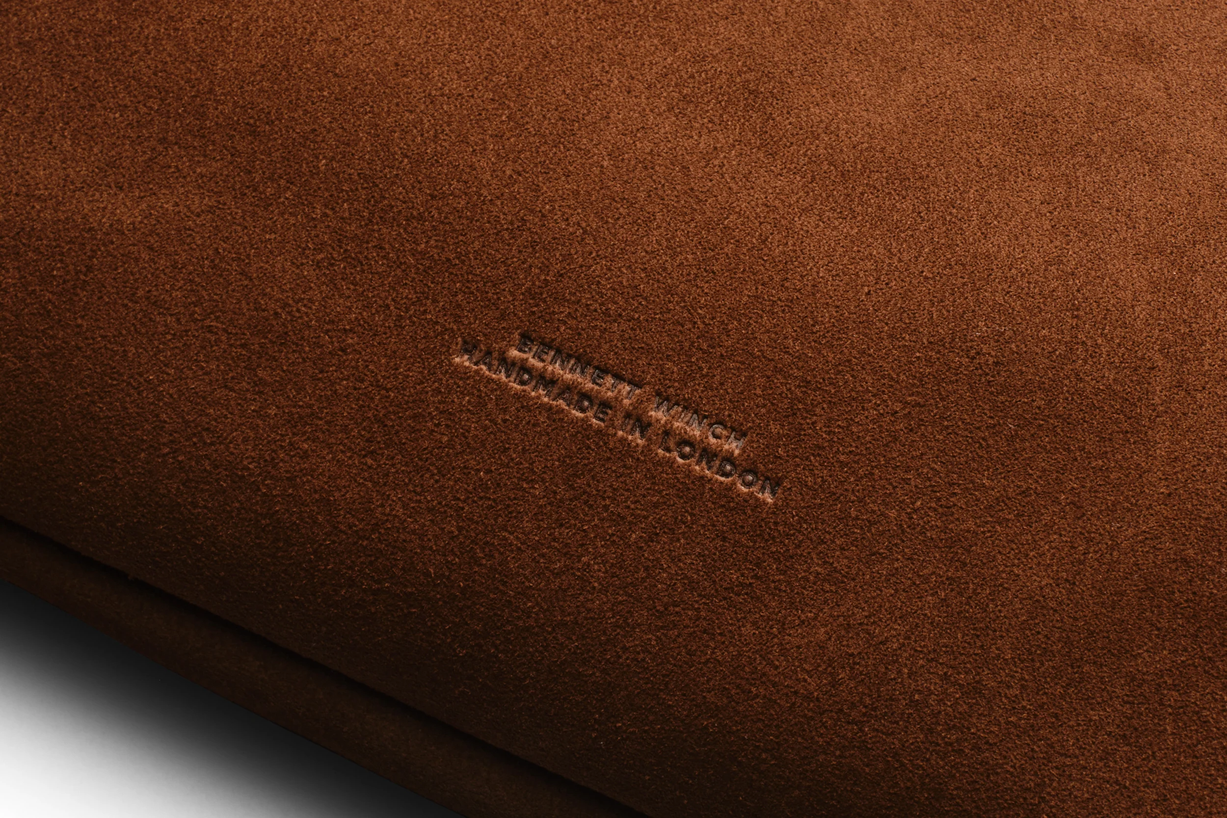 Suede Flight Folio - Tobacco Brown - Image 7