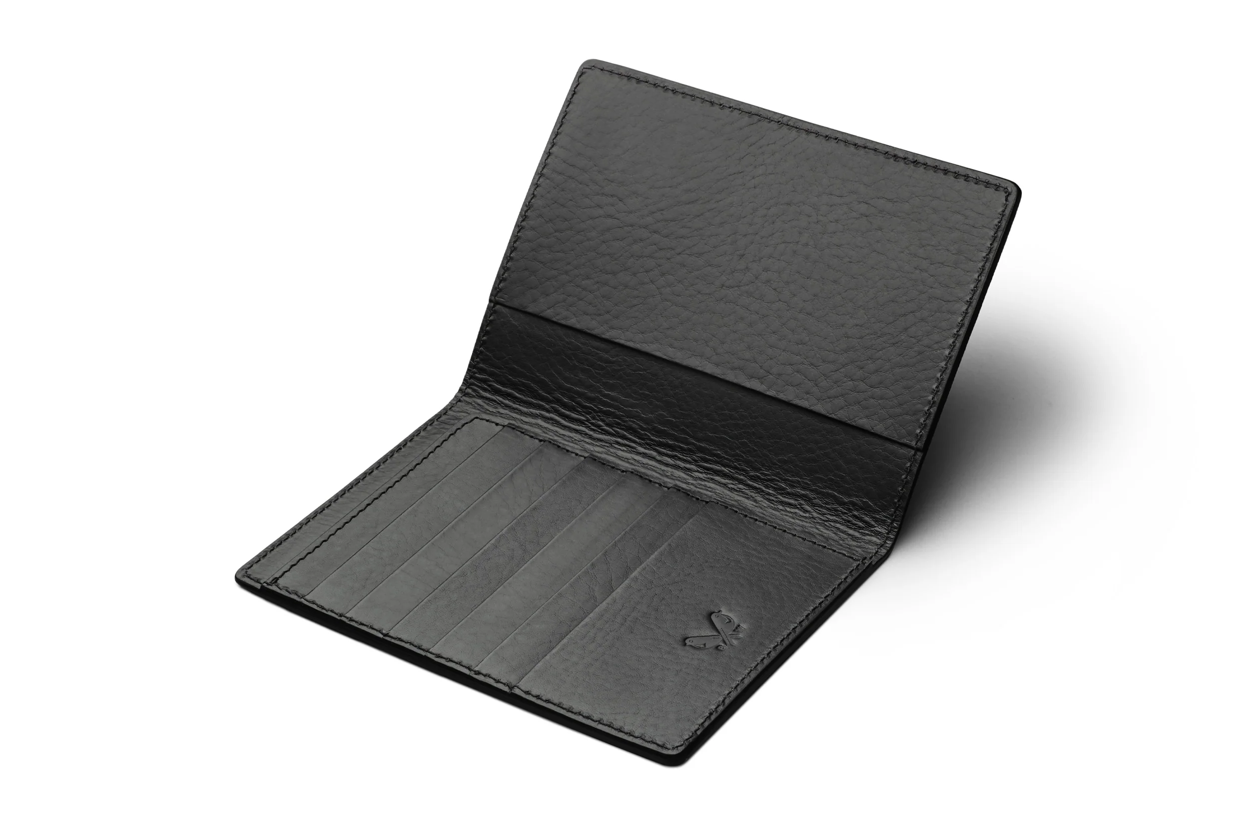 Suede Passport Wallet - Storm Grey - Image 4