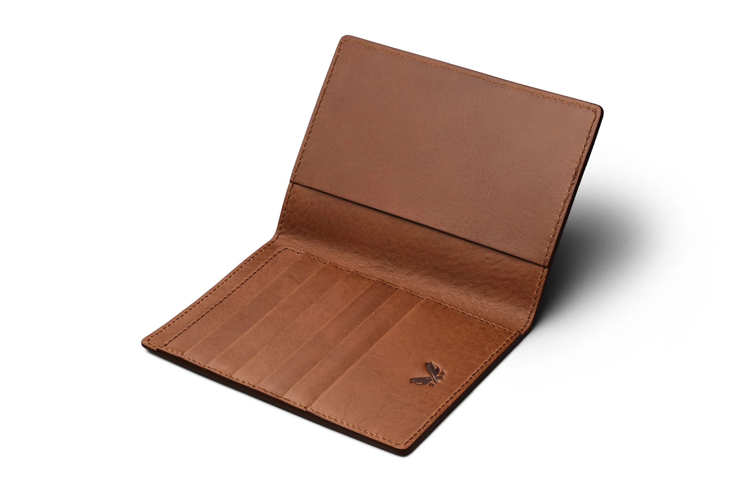 Suede Passport Wallet - Tobacco Brown - Image 4