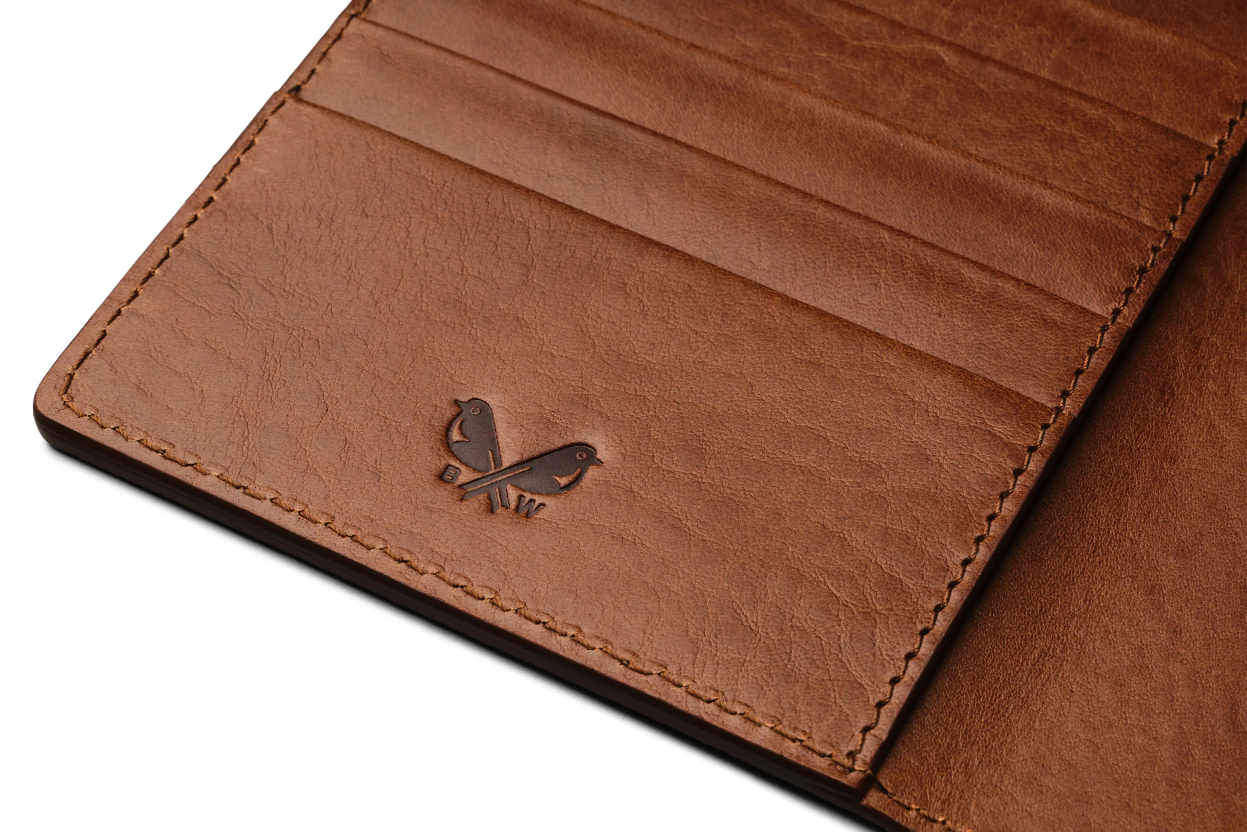Suede Passport Wallet - Tobacco Brown - Image 5