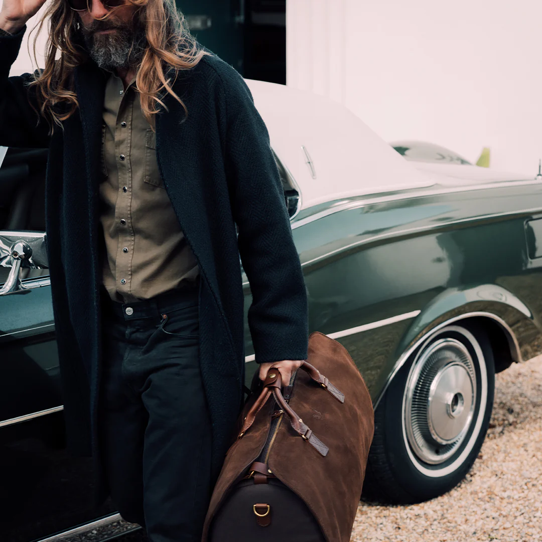 Suede S.C Holdall - Tobacco Brown - Image 13