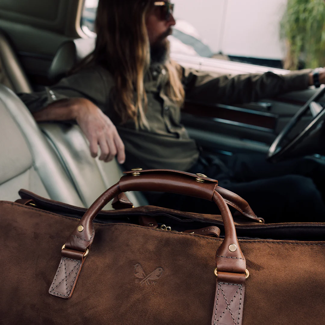 Suede S.C Holdall - Tobacco Brown - Image 14