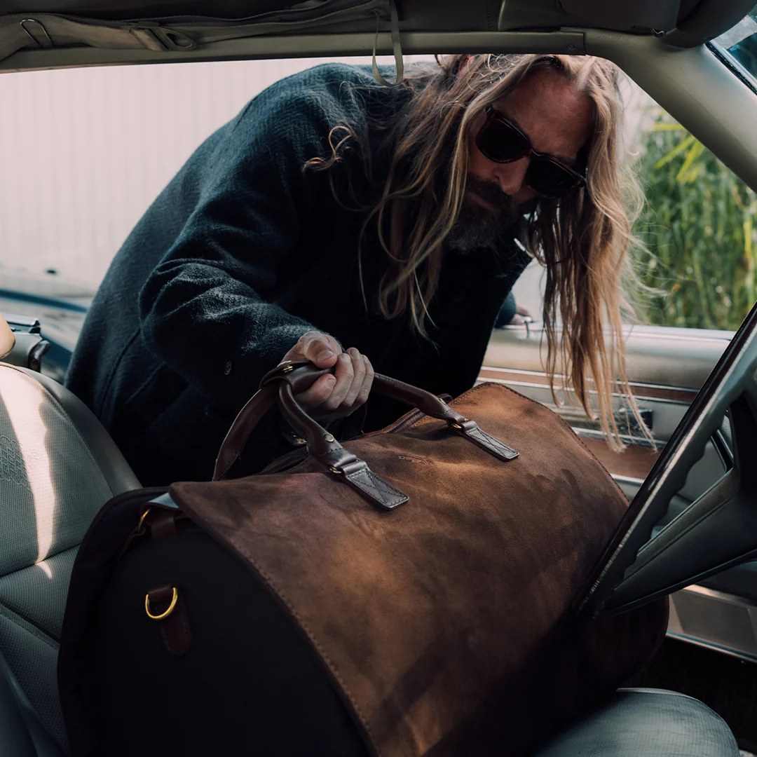Suede S.C Holdall - Tobacco Brown - Image 18