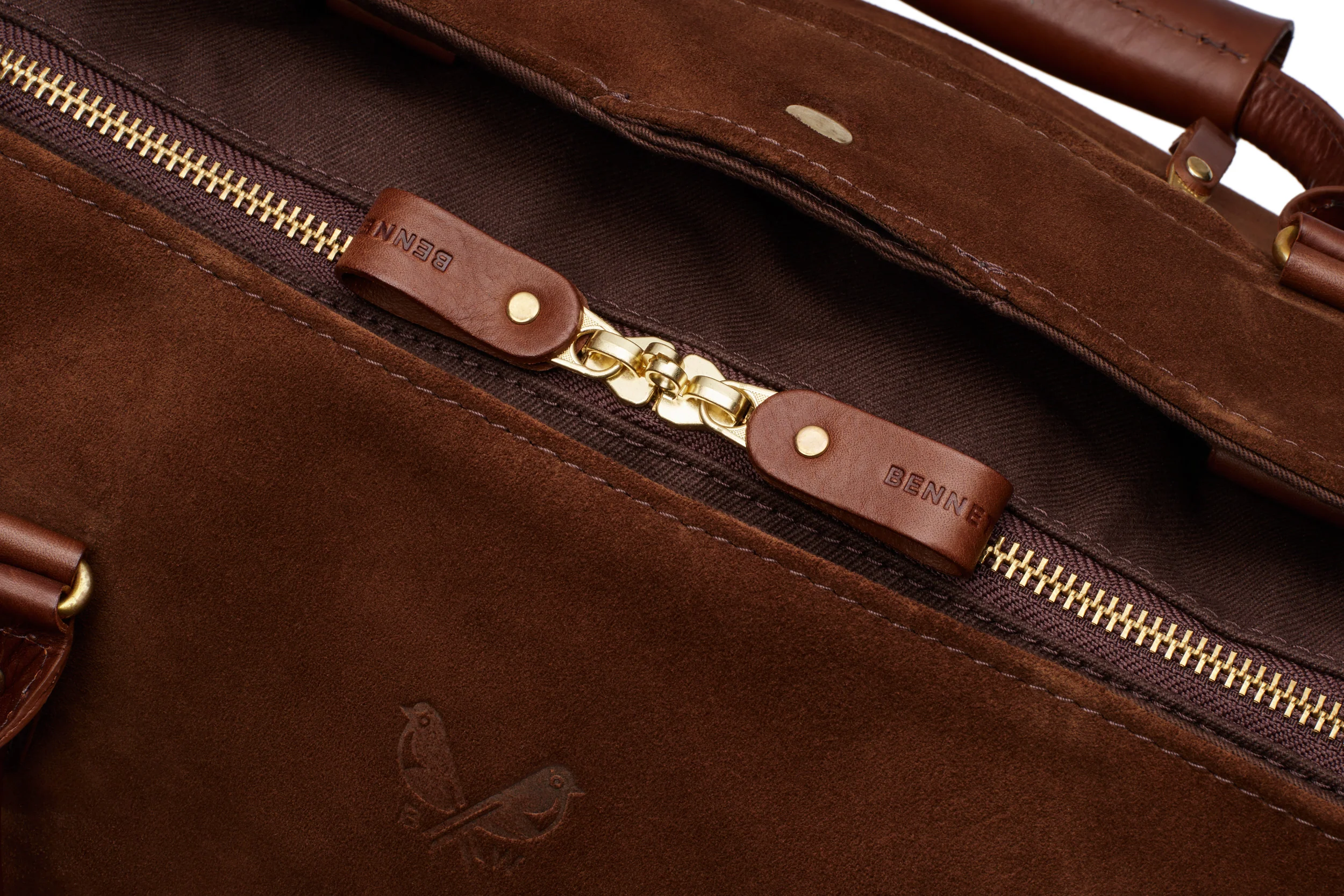 Suede S.C Holdall - Tobacco Brown - Image 7