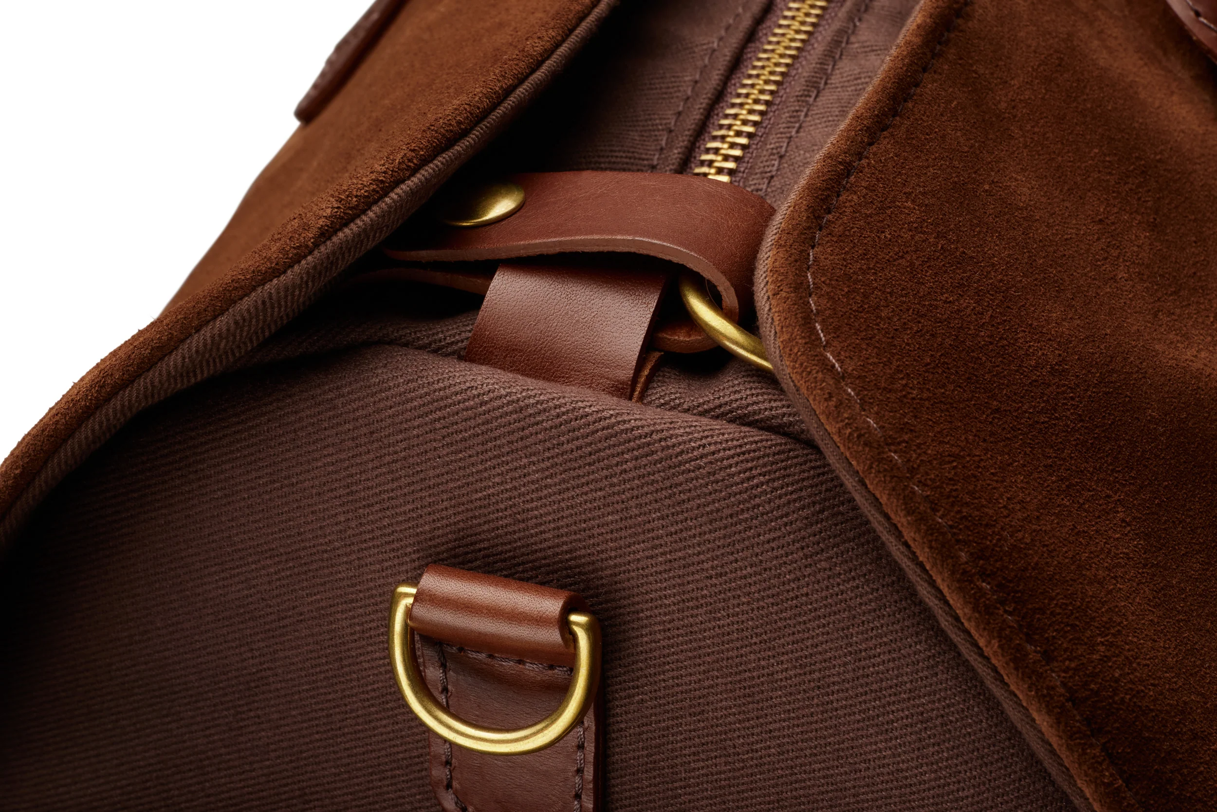 Suede S.C Holdall - Tobacco Brown - Image 9