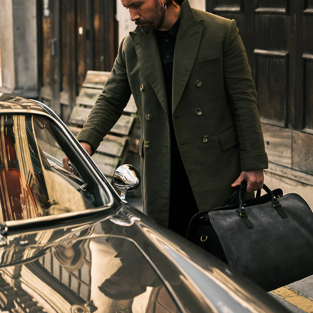 Suede S.C Holdall - Storm Grey - Image 12