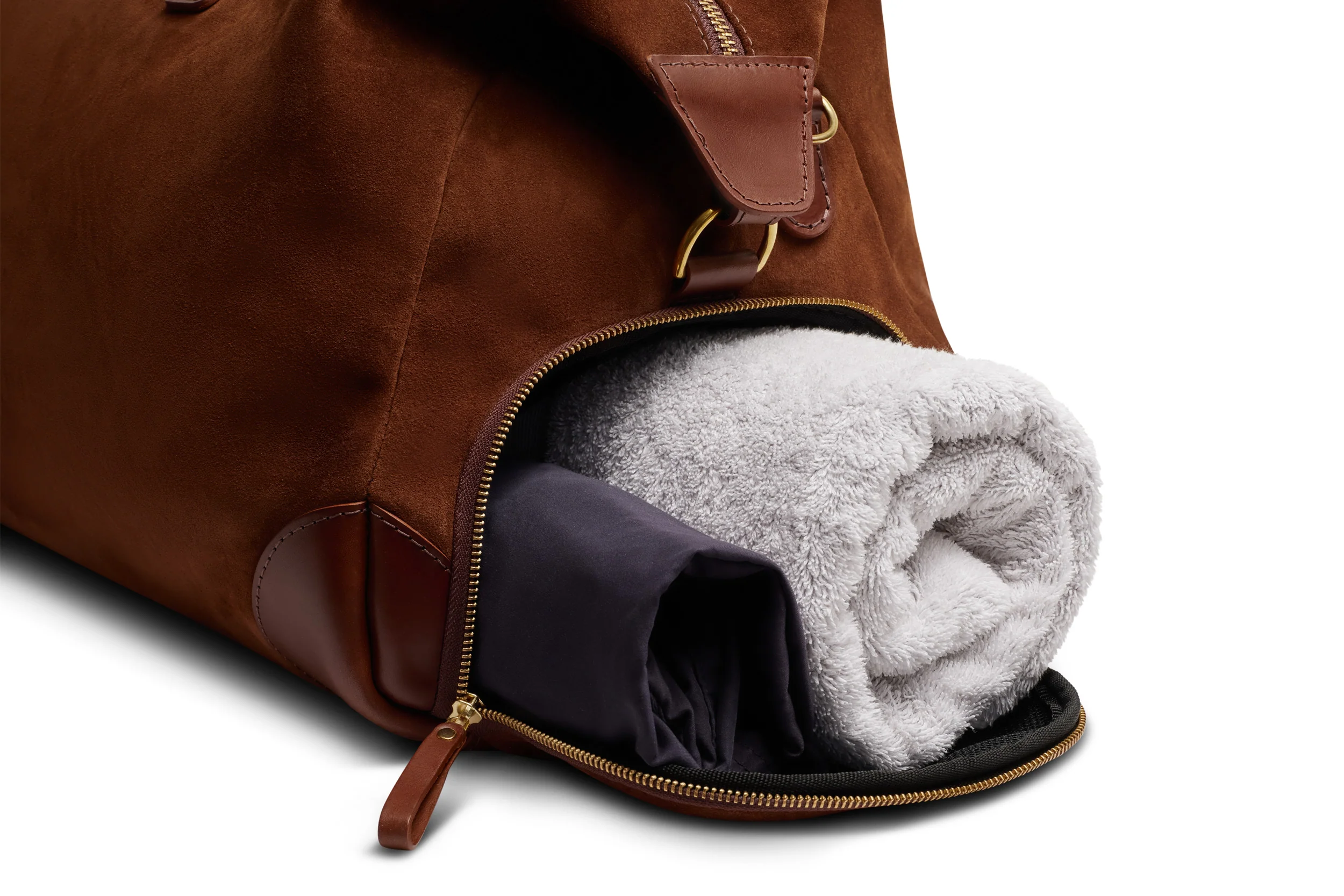 Suede Weekender - Tobacco Brown - Image 10