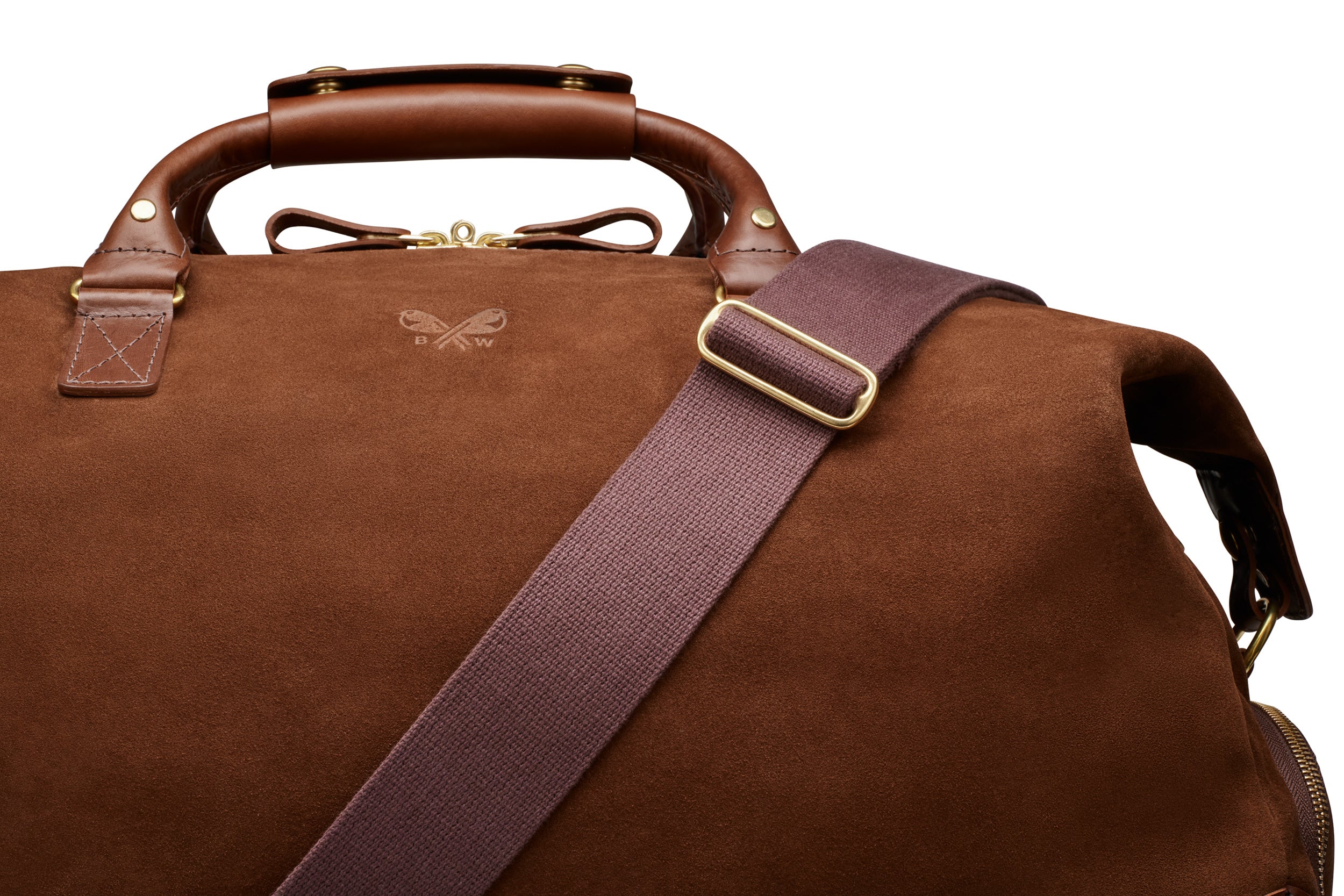 Suede Weekender - Tobacco Brown - Image 12